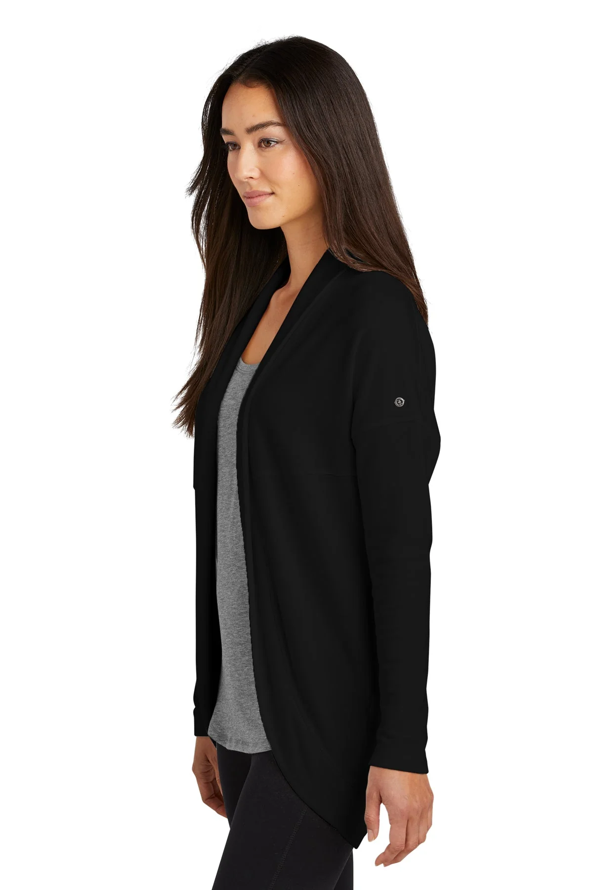 OGIO Ladies Luuma Cocoon Fleece, Blacktop [Horizontal Talent] - Image 3