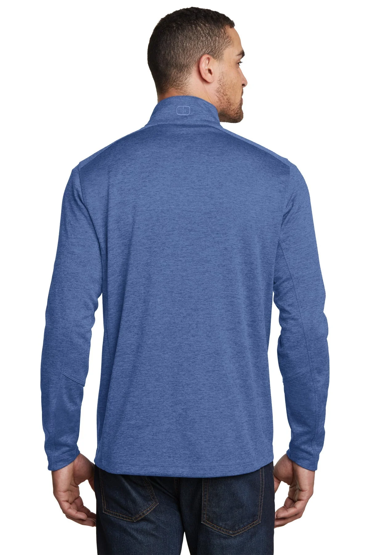 OGIO Pixel Quarter Zip, Optic Blue [Real8 Group] - Image 3