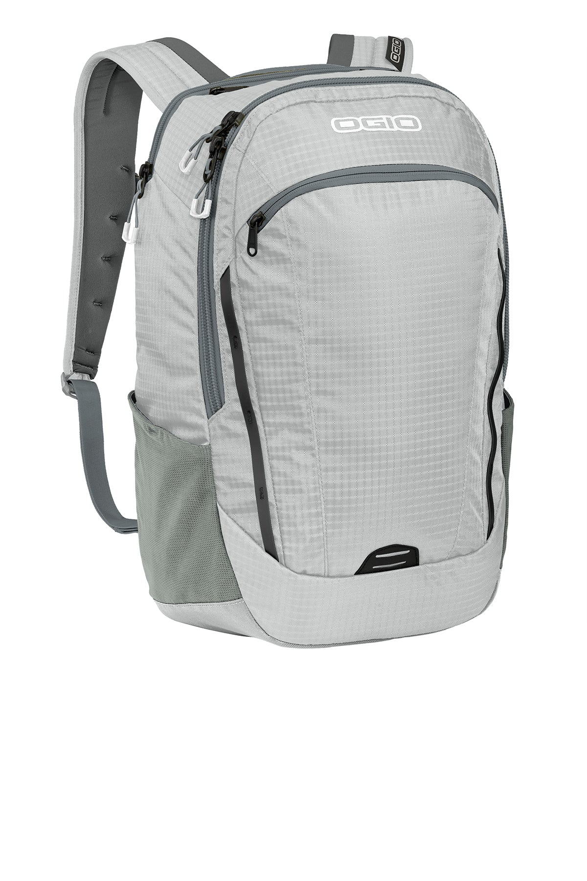 OGIO Shuttle Customzied Backpacks, Harbor Grey/ Silver - Image 3