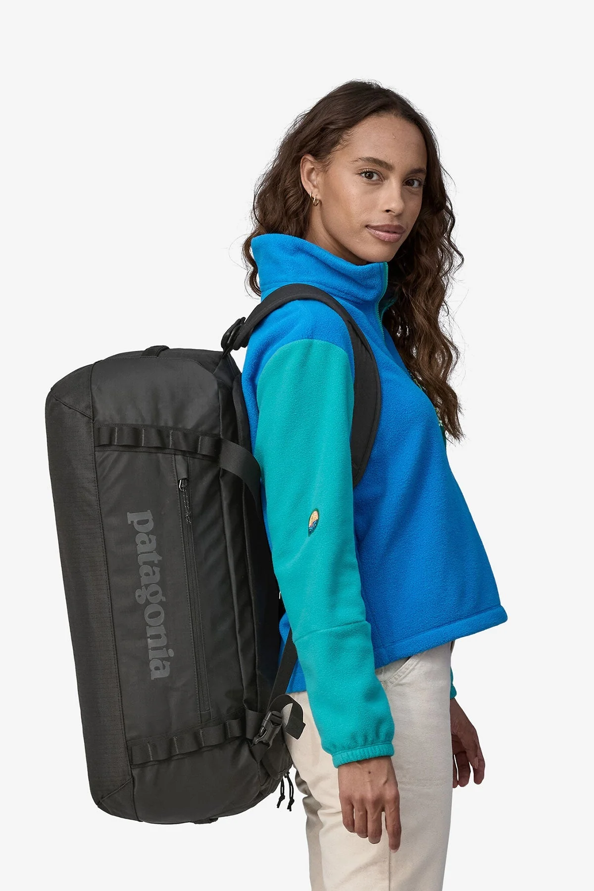 Patagonia Black Hole Duffel 55L, Matte Black [Tilt] - Image 2