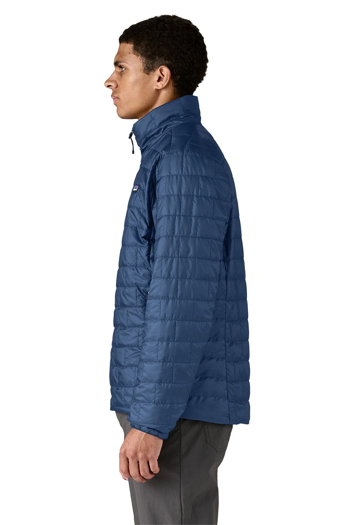 Patagonia Nano Puff Jacket, Smolder Blue [Aqua Finance] - Image 3