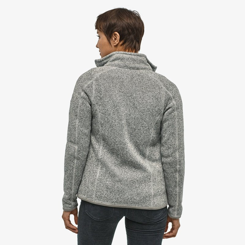 Patagonia Womens Better Sweater Quarter Zip, Birch White [Tel Aviv University] - Image 3