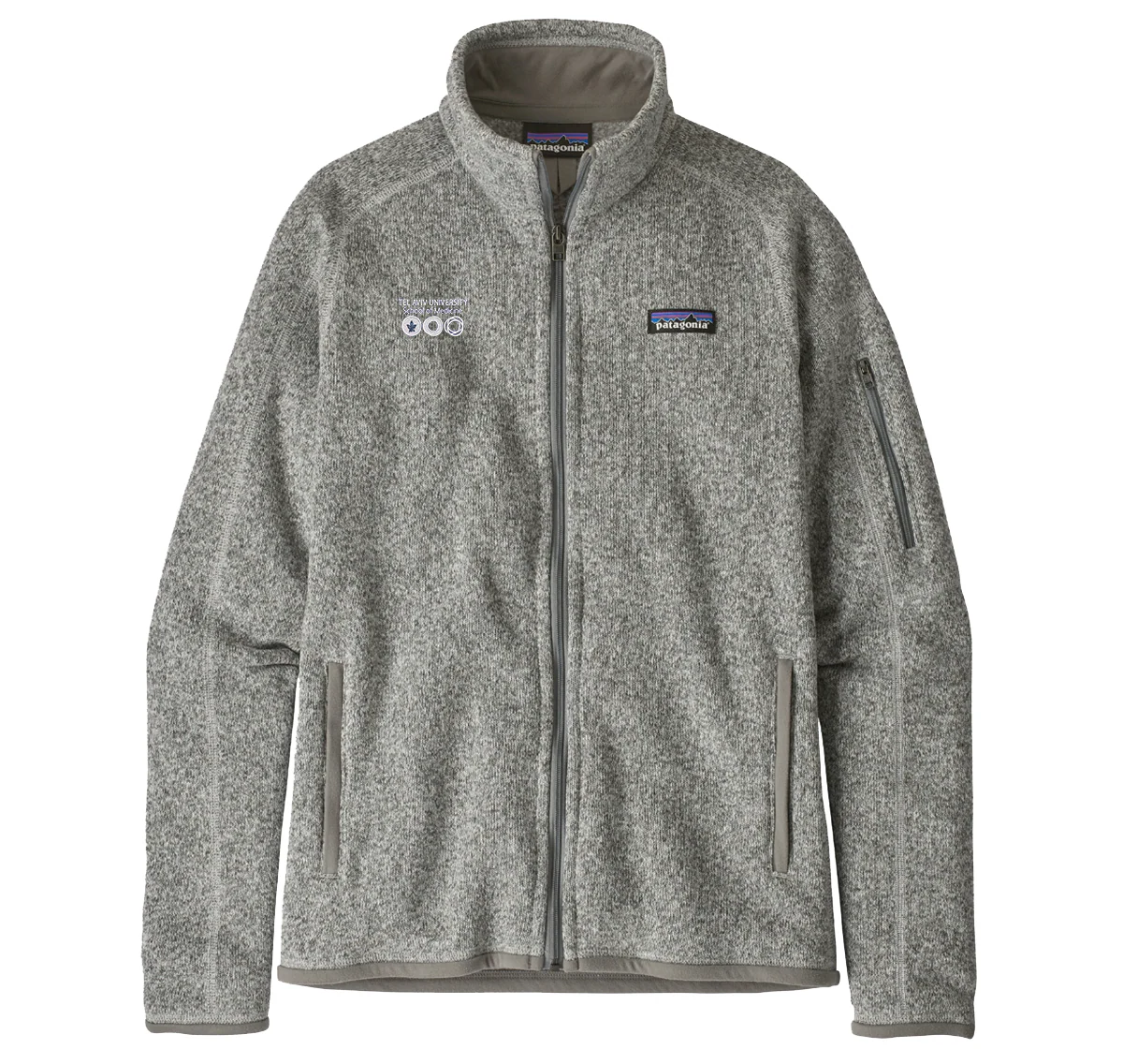 Patagonia Womens Better Sweater Fleece Jacket, Birch White [Tel Aviv University]