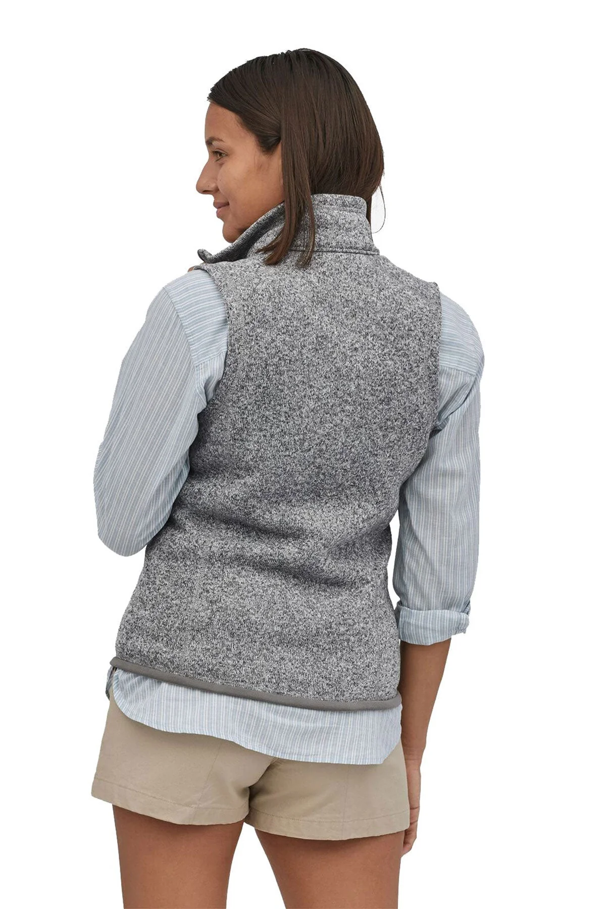 Patagonia Womens Sweater Vest, Birch White [Indiana University School of Medicine] - Image 2
