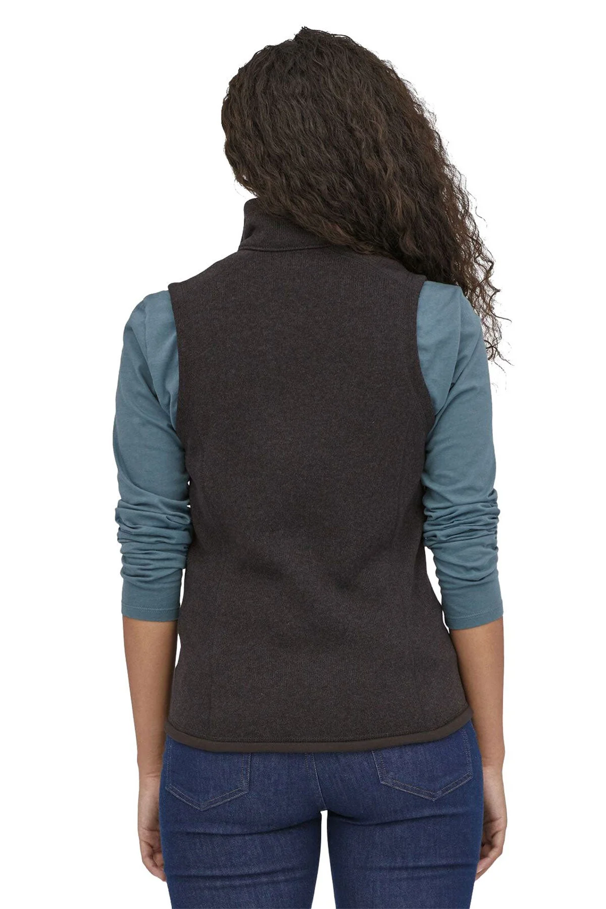 Patagonia Womens Sweater Vest, Black [Indiana University School of Medicine] - Image 2