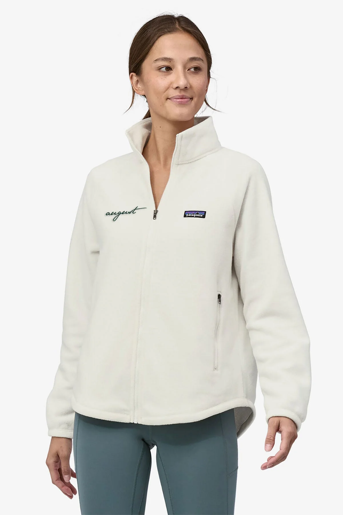 Patagonia Womens Microdini Jacket, Birch White [August Grooming]