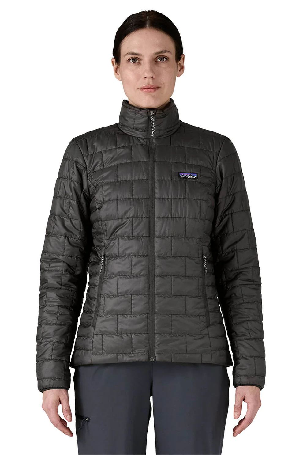 Patagonia Womens Nano Puff  Jacket, Black [Plus Delta Partners Anniversary Gift Store]