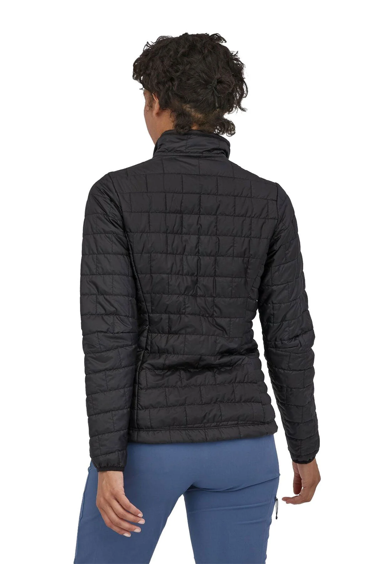 Patagonia Womens Nano Puff Jacket, Black [Tilt] - Image 2