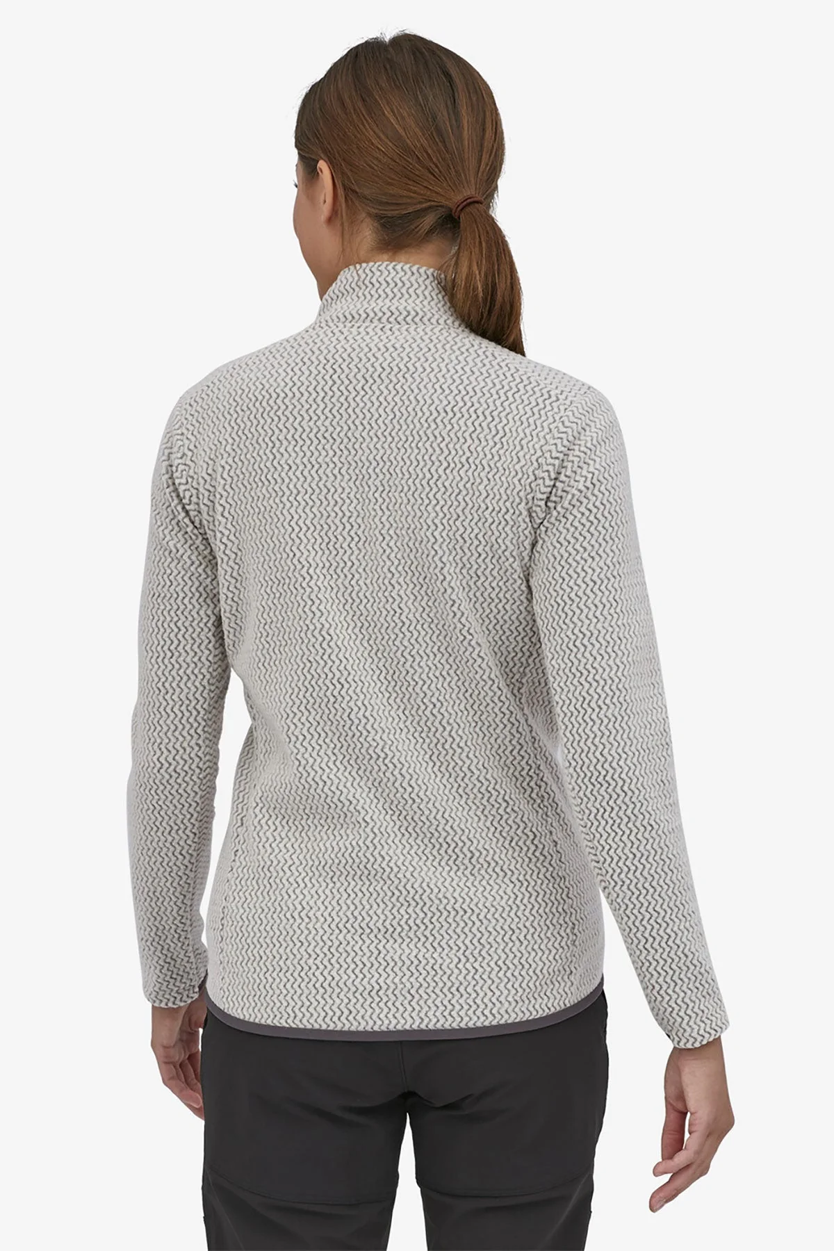 Patagonia Womens R1 Air Half-Zip, Wool White [Soundhound AI] - Image 2