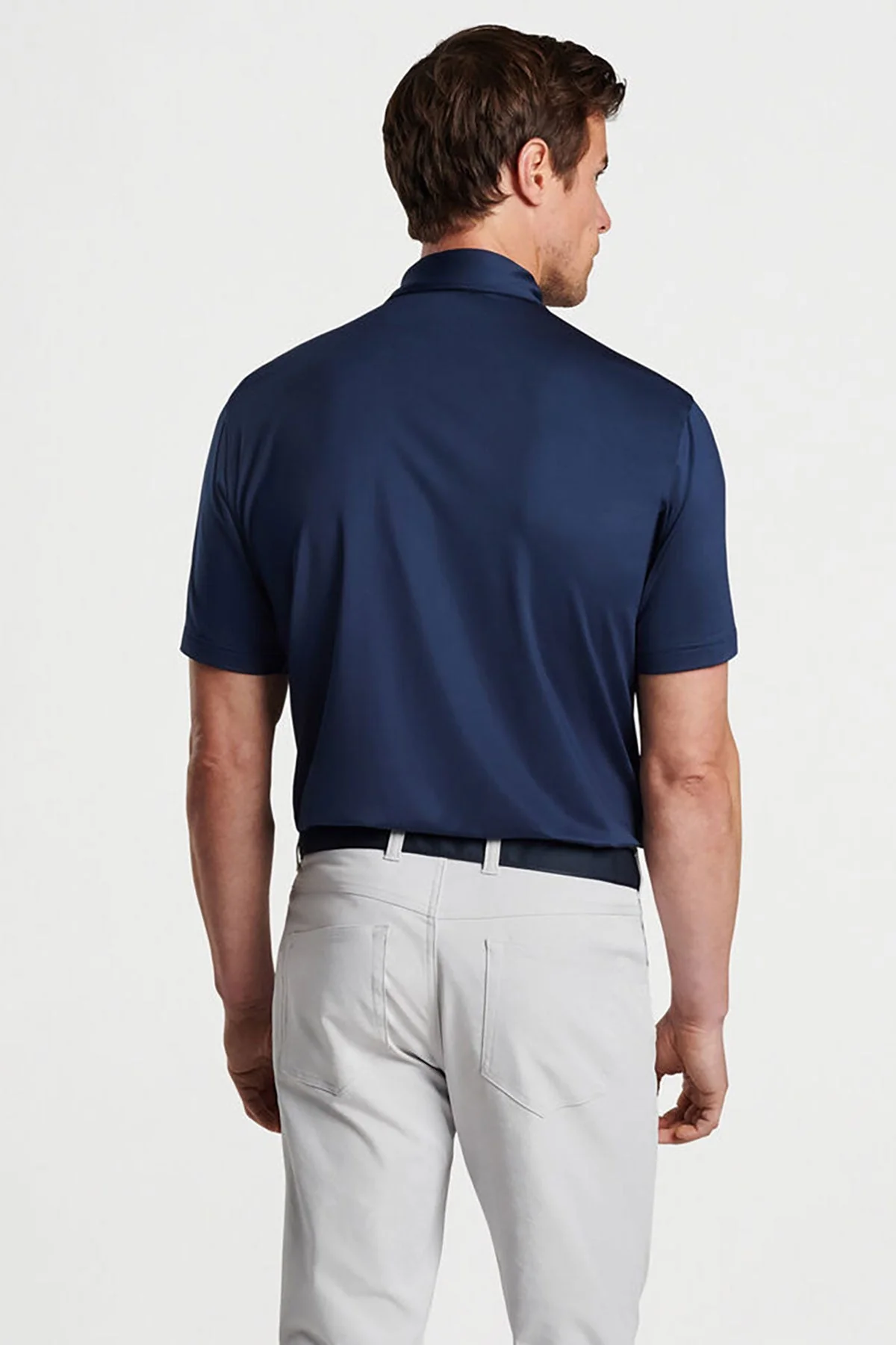 Peter Millar Performance Self Collar Polo, Navy [GuidePoint Security] - Image 2