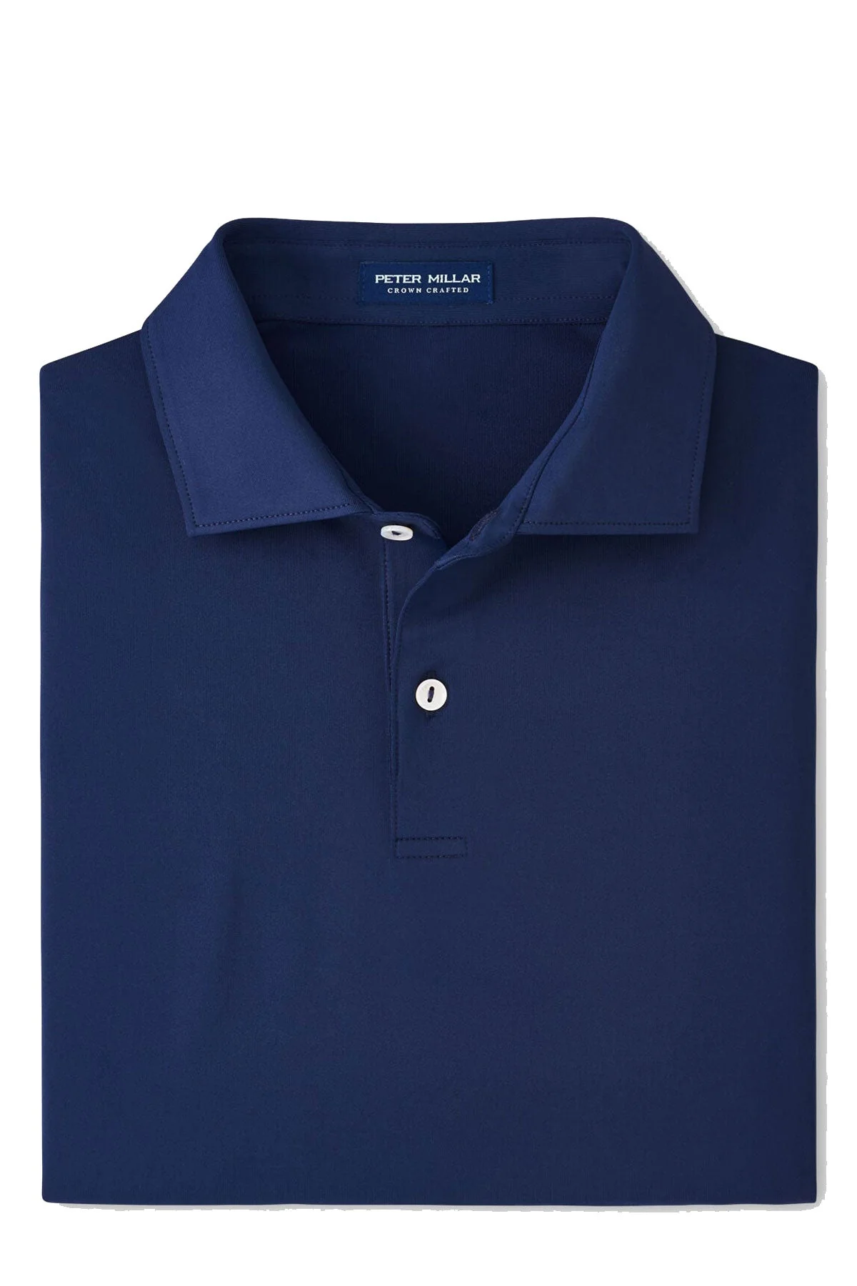 Peter Millar Solid Jersey Polo, Navy [Soundhound AI] - Image 3