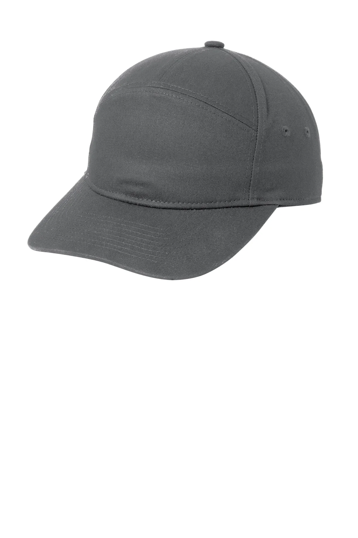 Port Authority Custom 7-Panel Caps, Grey Steel - Image 3