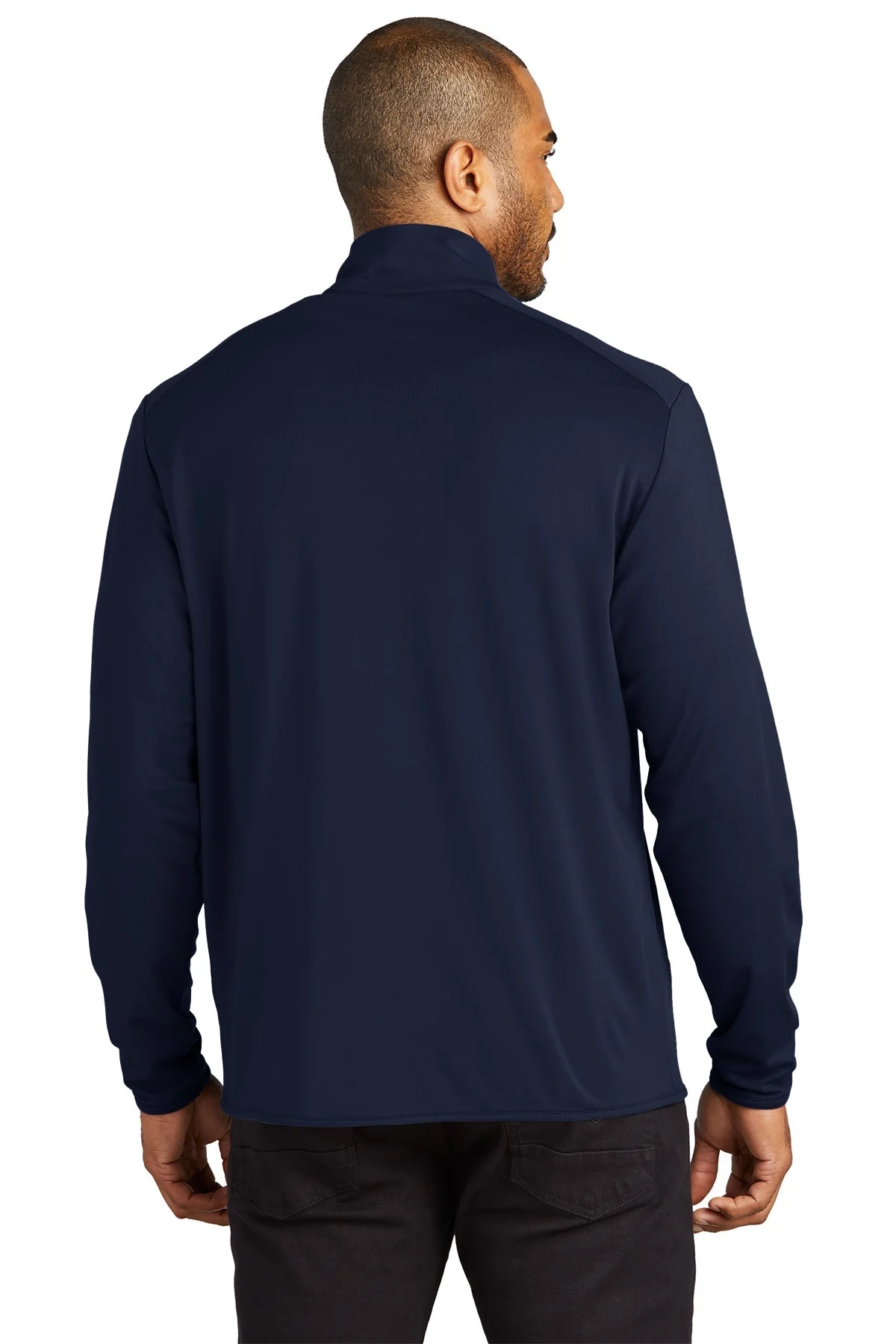 Port Authority Accord Stretch Fleece Full-Zip, Navy [The Braff Group] - Image 2