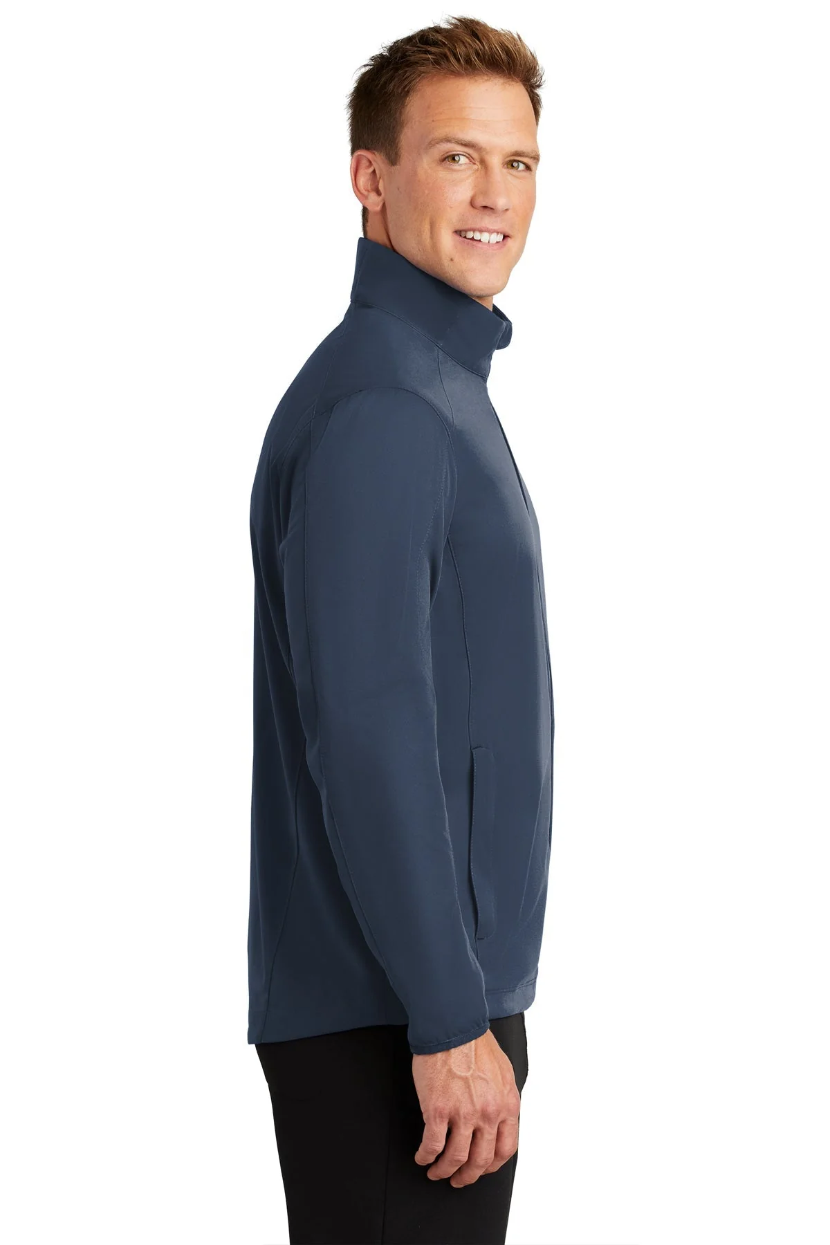 Port Authority Active Soft Shell Jacket, Dress Blue Navy [Arthritis & Rheumatism Associates PC] - Image 3
