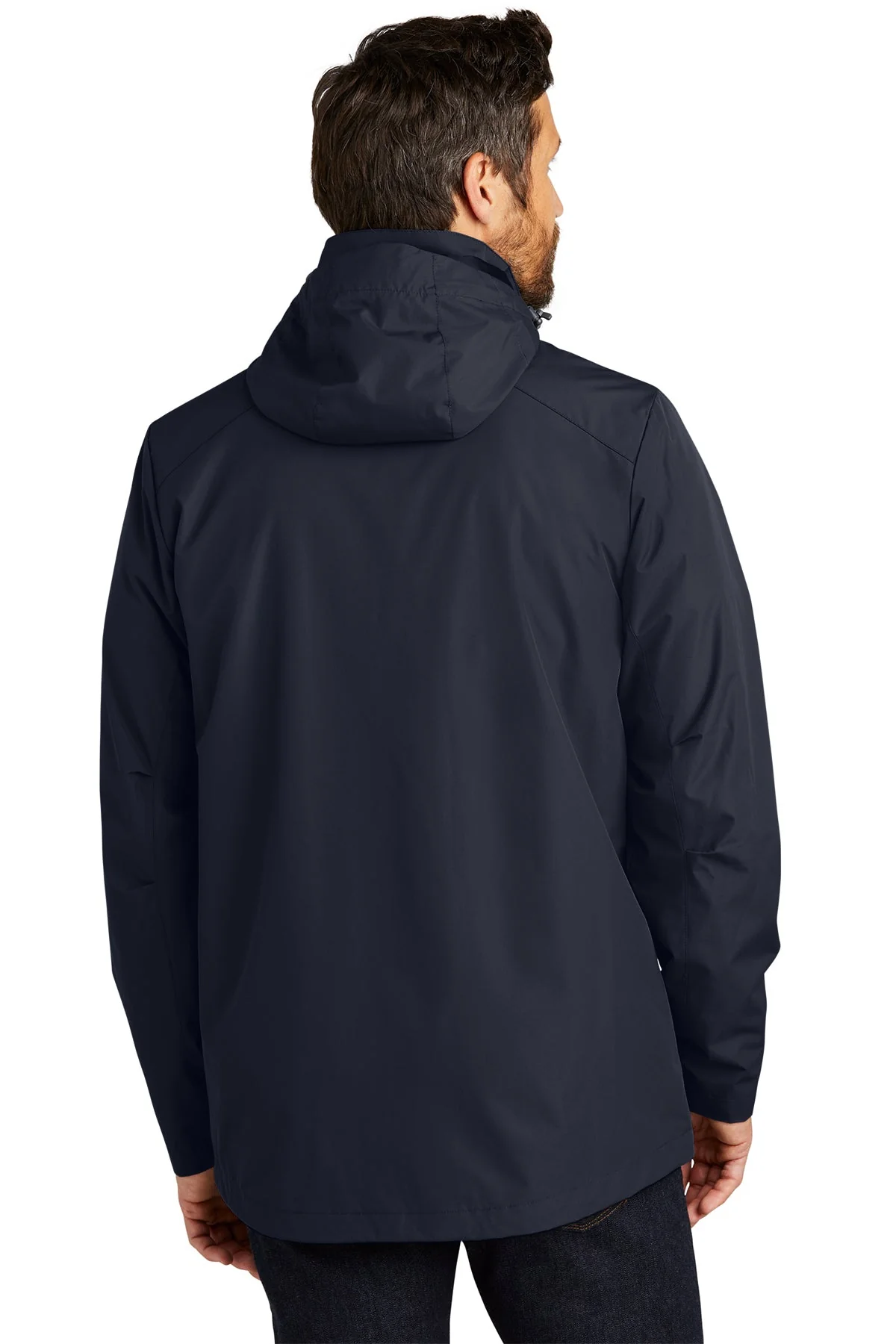 Port Authority All-Weather 3-in-1 Customized Jackets, River Blue Navy - Image 2