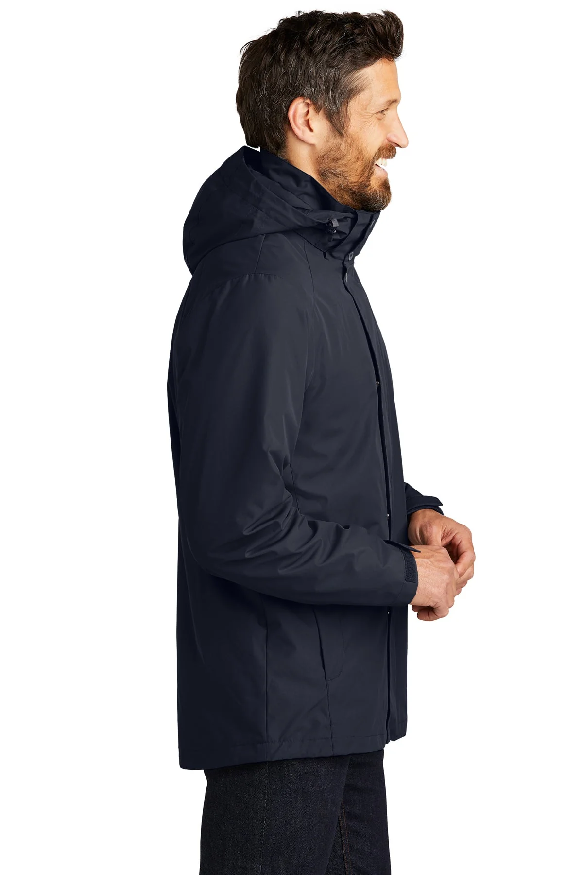 Port Authority All-Weather 3-in-1 Customized Jackets, River Blue Navy - Image 3