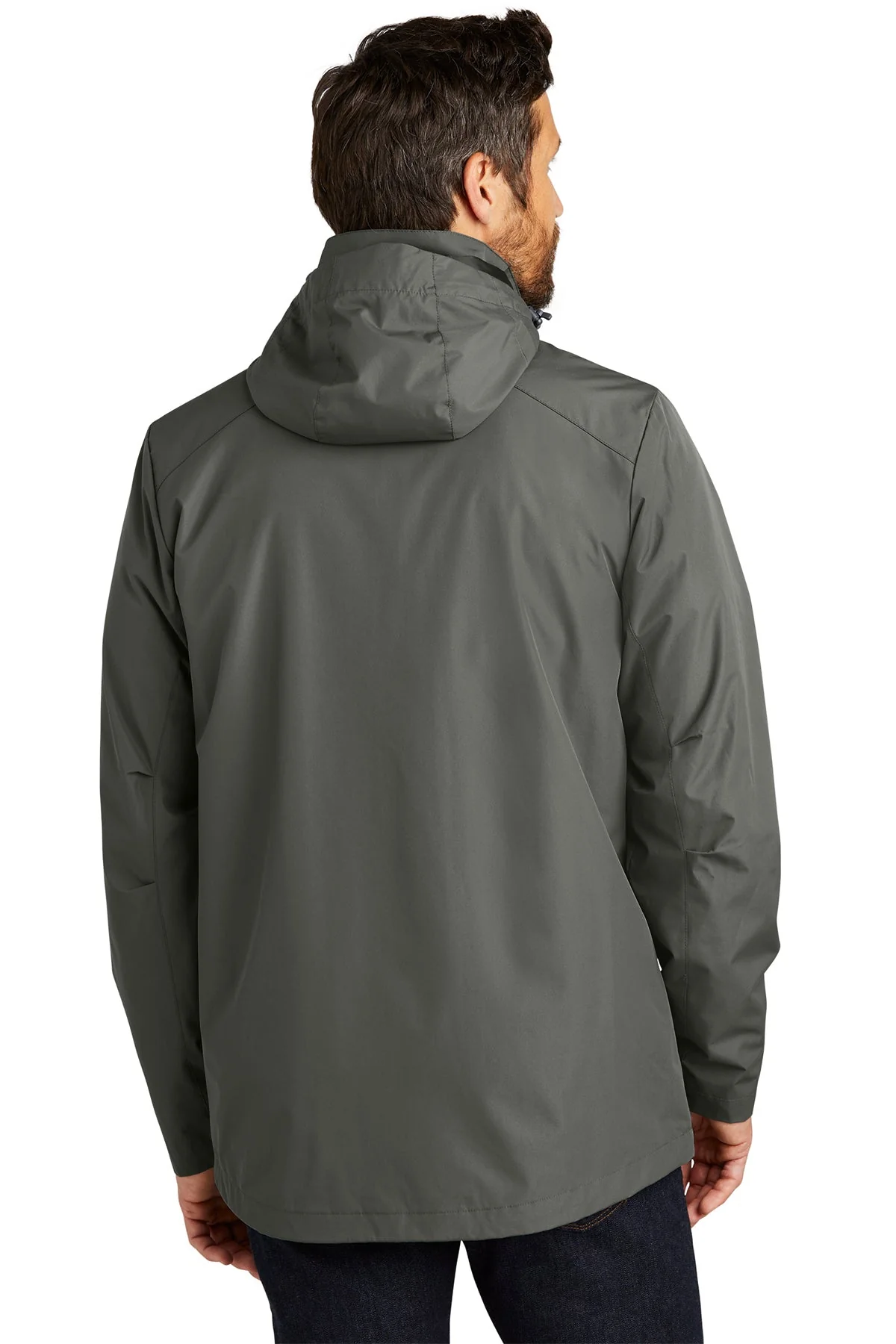 Port Authority All-Weather 3-in-1 Customized Jackets, Storm Grey - Image 2