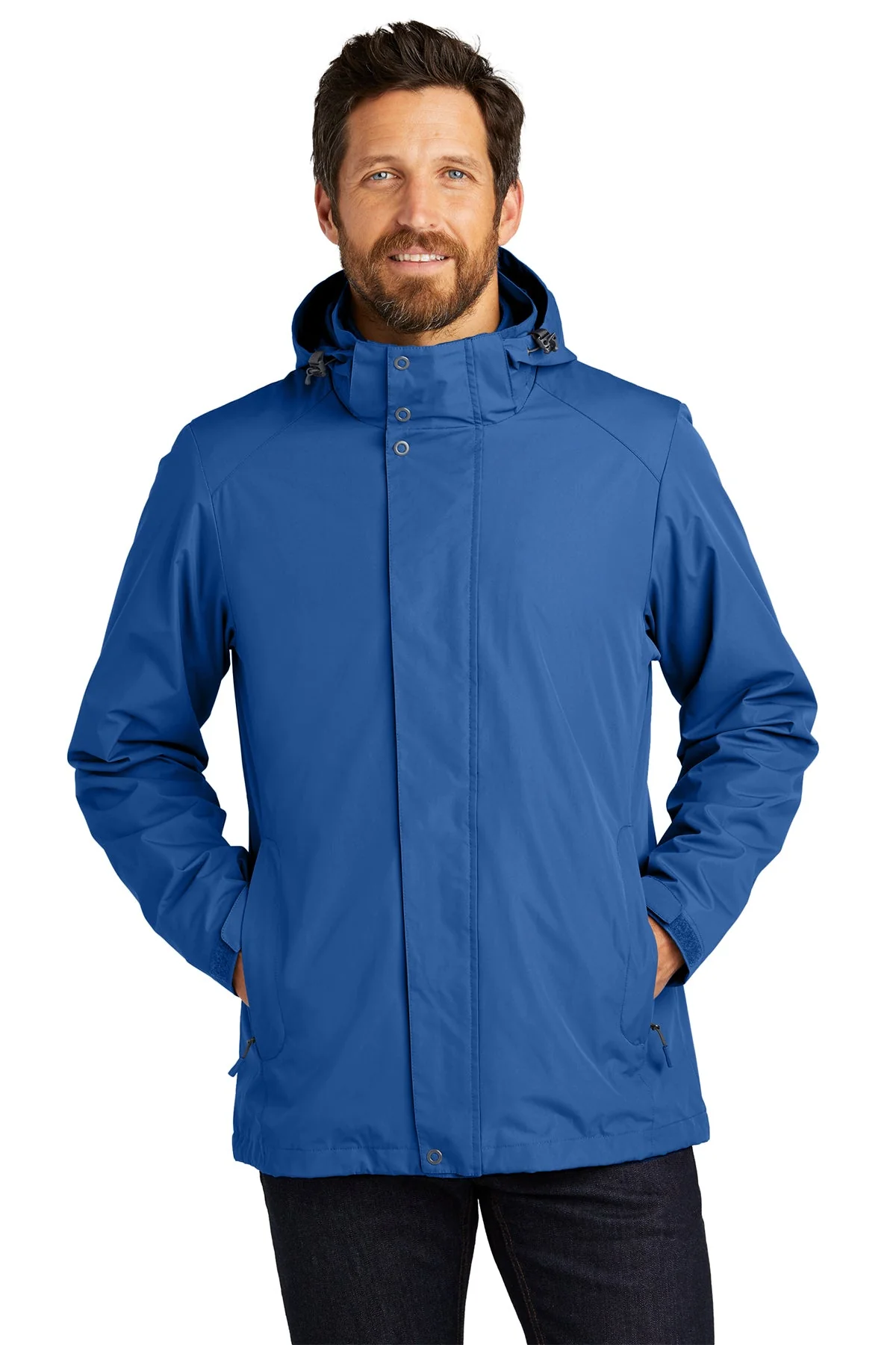 Port Authority All-Weather 3-in-1 Customized Jackets, True Blue - Image 4