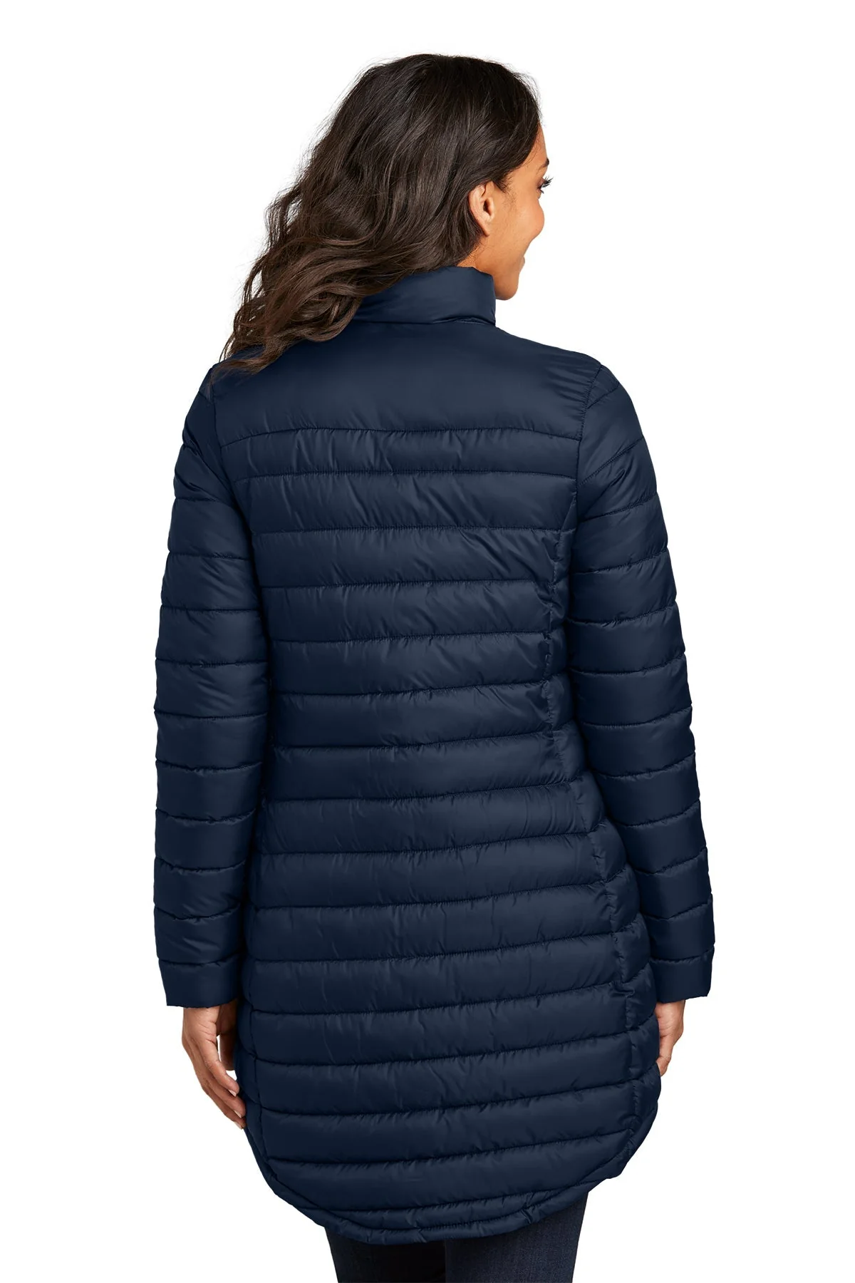Port Authority Arc Sweater Fleece Custom Jackets, Dress Blue Navy [Perma-Seal] - Image 2