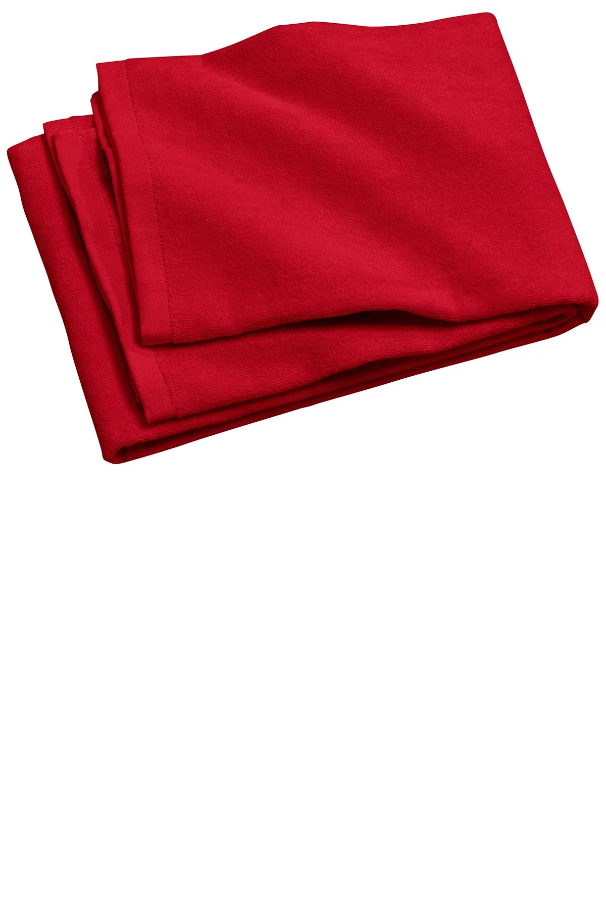 Port Authority - Beach Custom Towels, Red - Image 2
