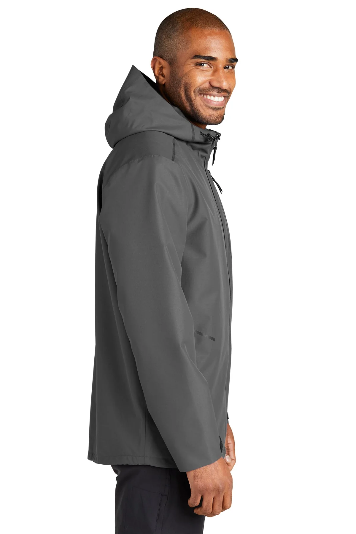 Port Authority Collective Tech Branded Outer Shell Jackets, Graphite - Image 3
