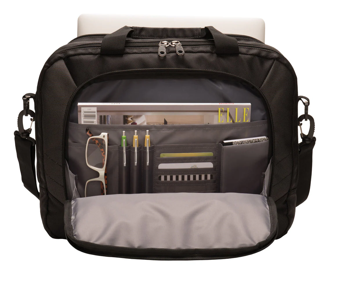 Port Authority Commuter Brief, Black [Harris & Associates] - Image 3