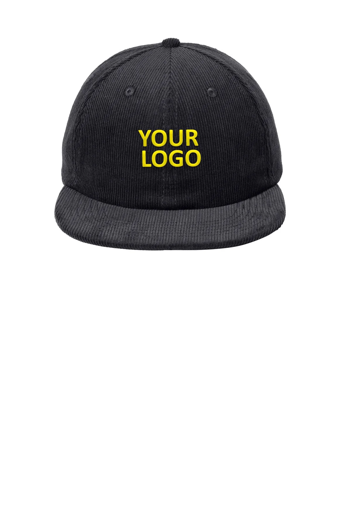 Port Authority Corduroy Customized Caps, Graphite