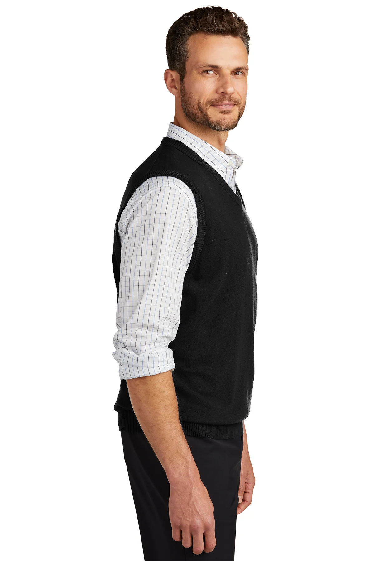 Port Authority Sweater Vest, Black [Allied Residential] - Image 3