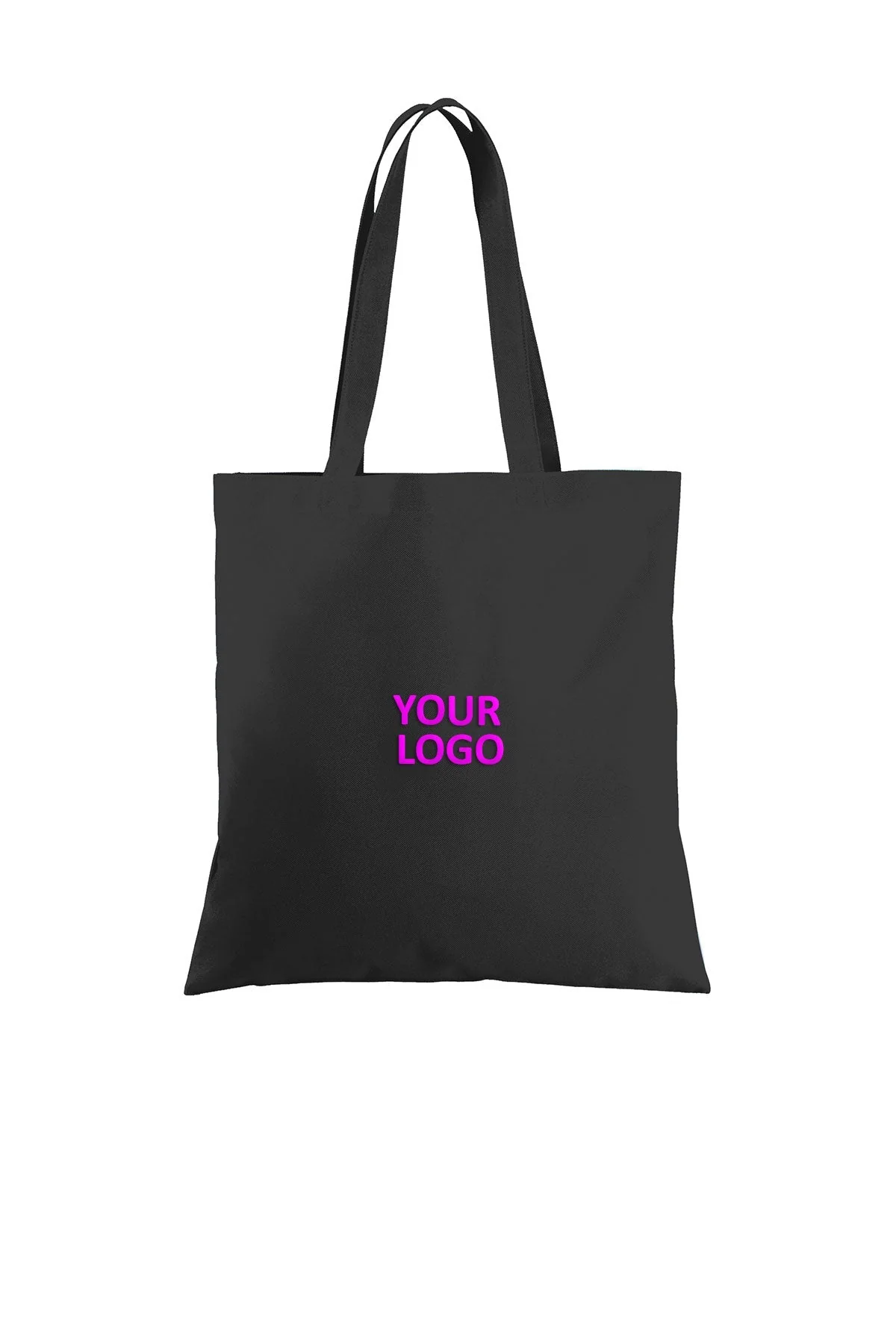 Port Authority Document Custom Totes, Black [alhg]