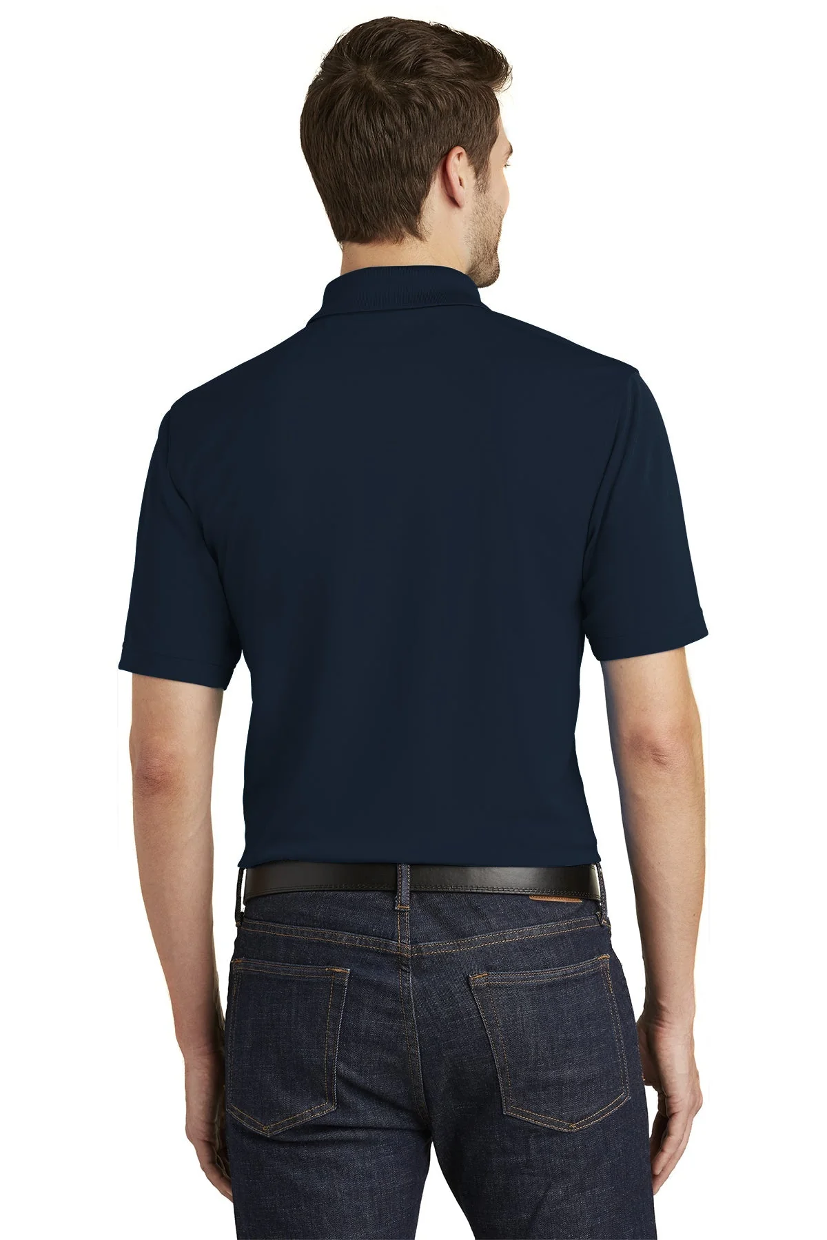 Port Authority Dry Zone UV Micro-Mesh Polo, River Blue Navy [CommStar Credit Union] - Image 2