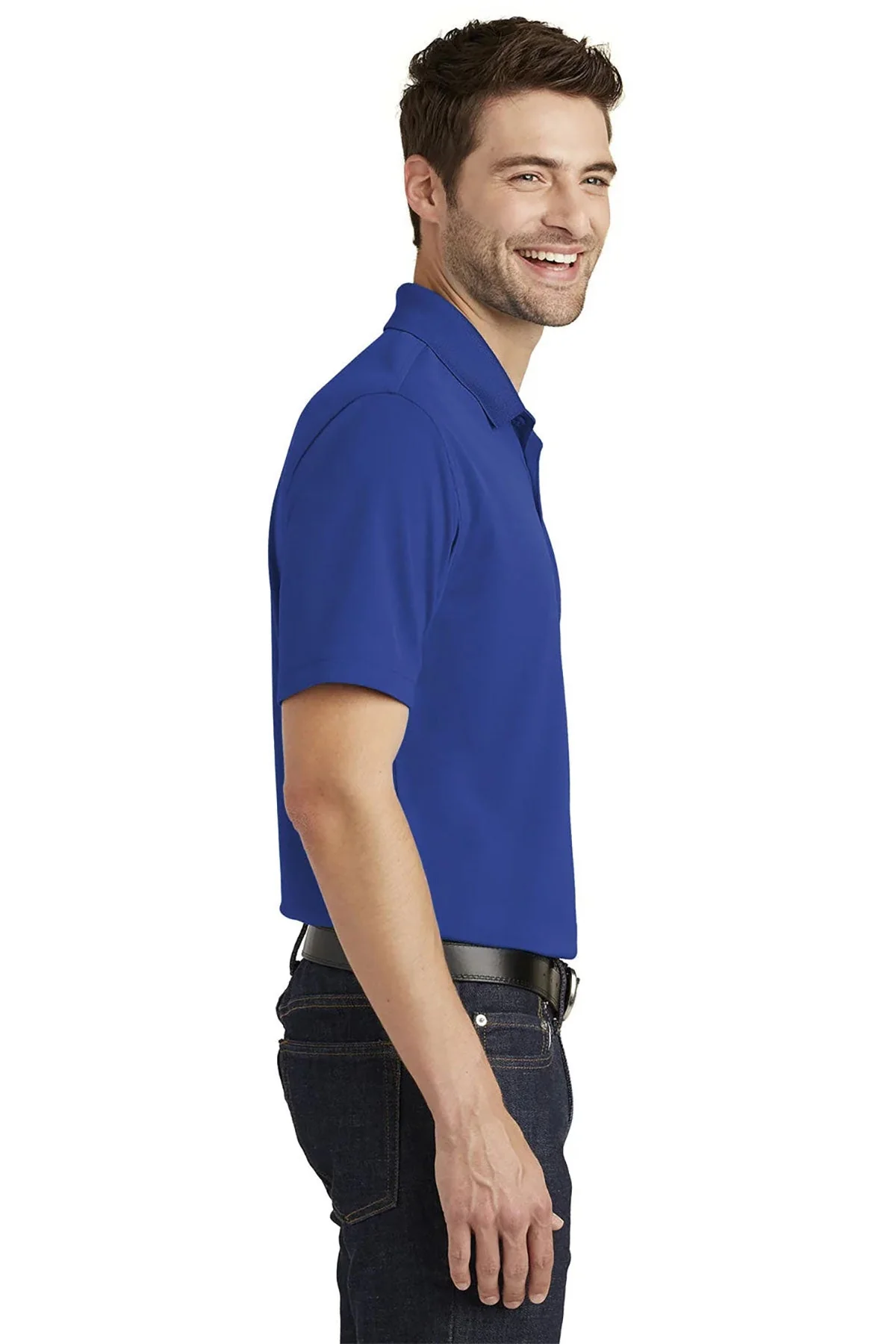 Port Authority Dry Zone UV Polo, True Royal [Via Transportation / Sioux Area Metro] - Image 3