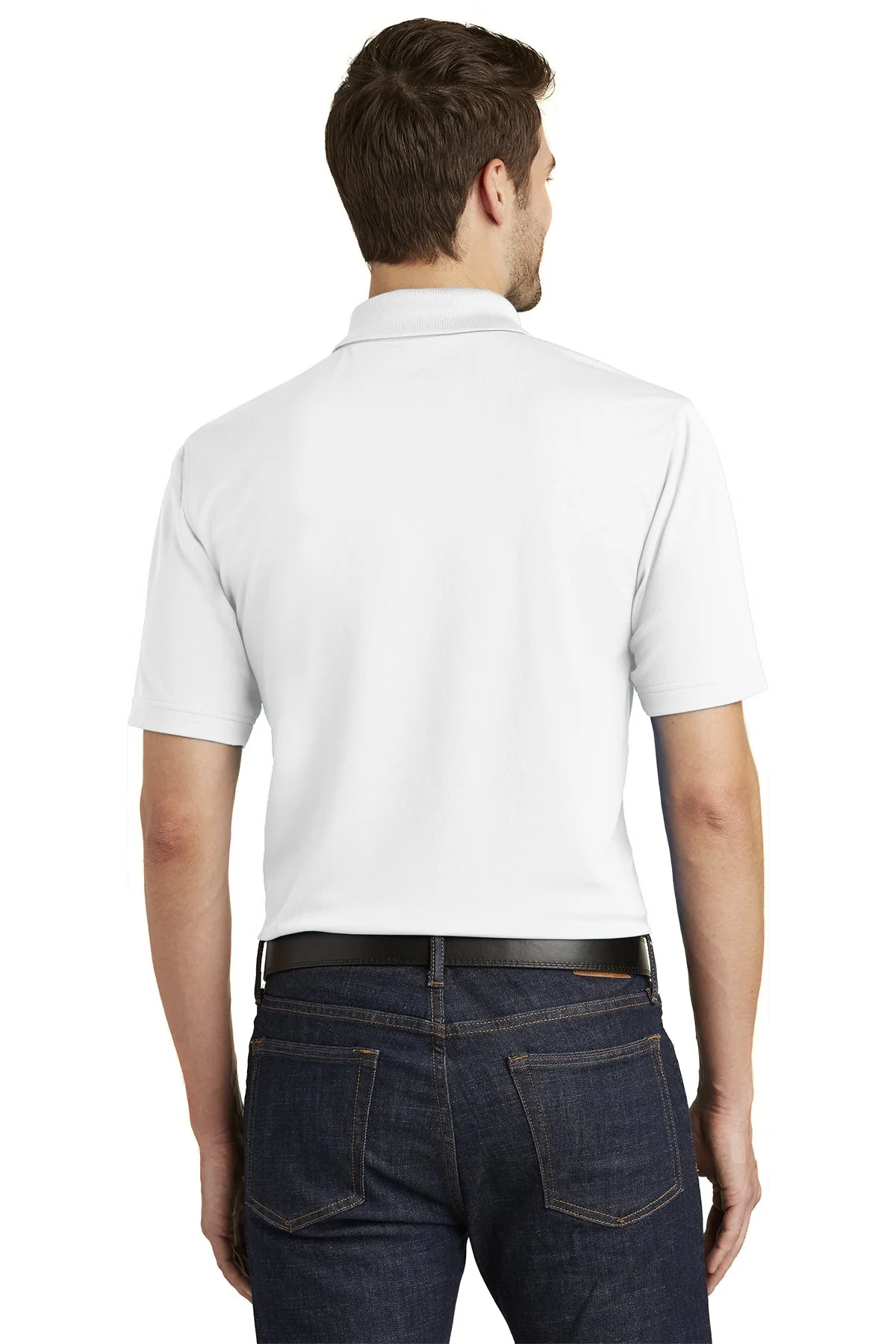 Port Authority Dry Zone UV Micro-Mesh Polo, White [NexTech Solutions] - Image 2