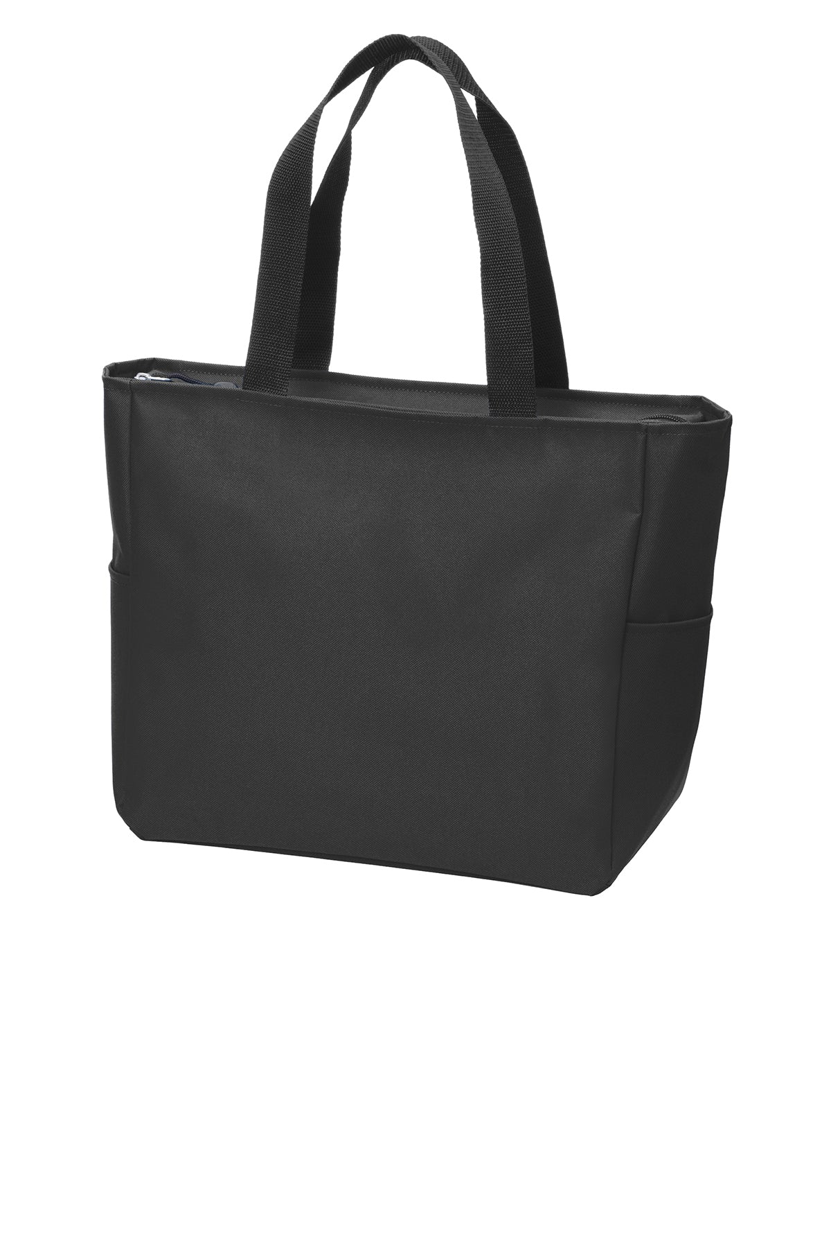 Port Authority Essential Zip Branded Tote, Black - Image 3