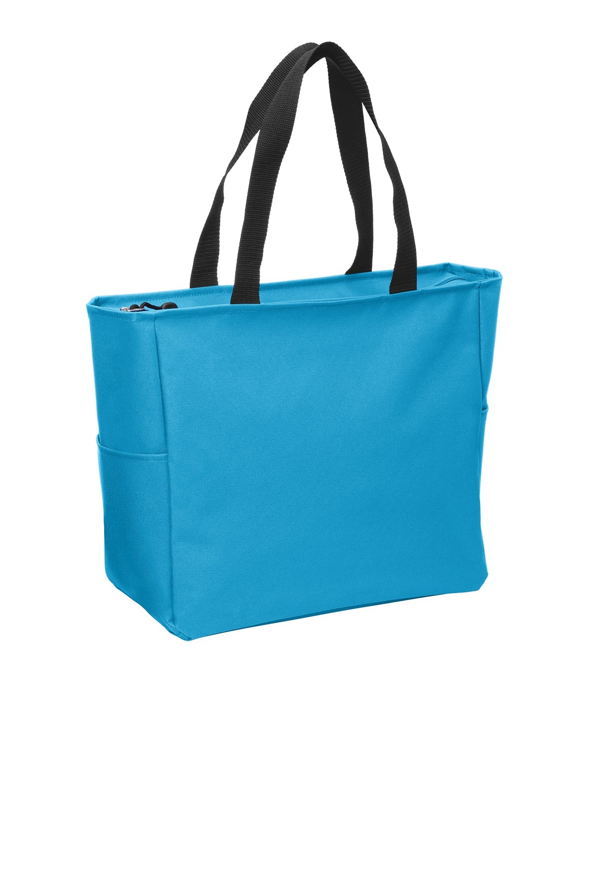 Port Authority Essential Zip Branded Tote, Turquoise - Image 2