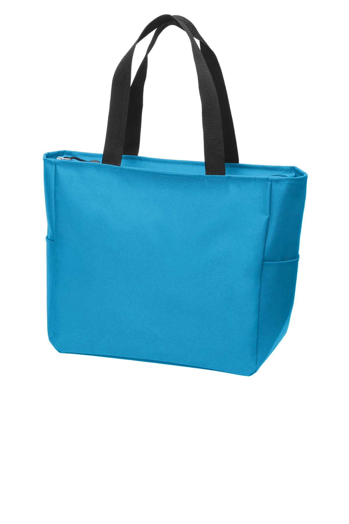 Port Authority Essential Zip Branded Tote, Turquoise - Image 3