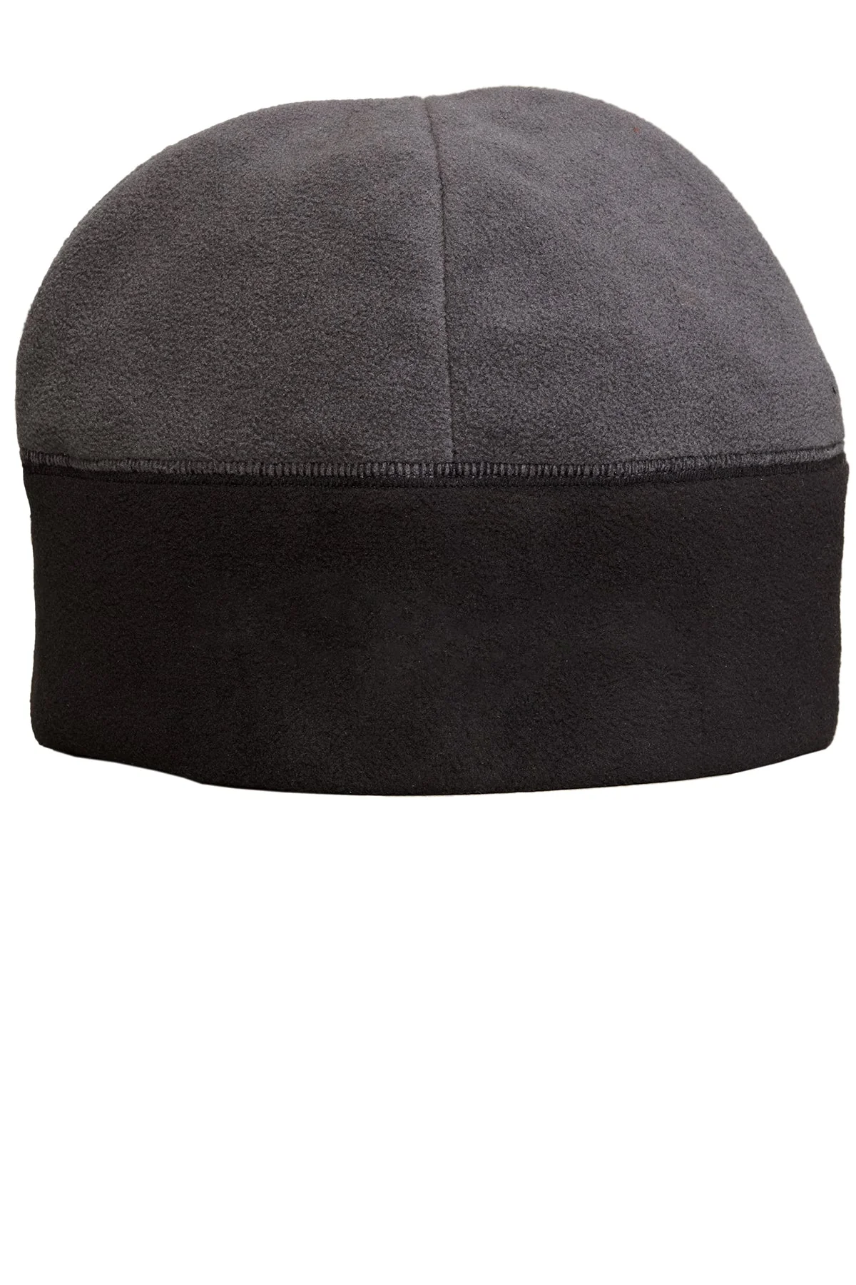 Port Authority Fleece Branded Beanies, Charcoal/Black - Image 2