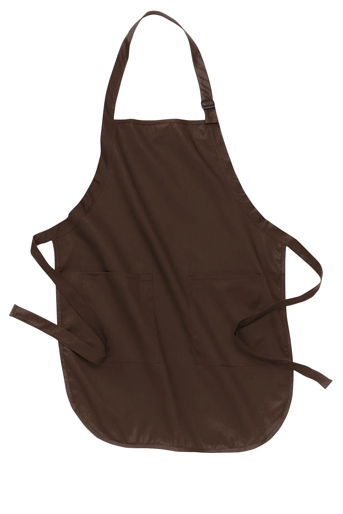 Port Authority Full-Length Custom Aprons with Pockets, Coffee Bean - Image 3