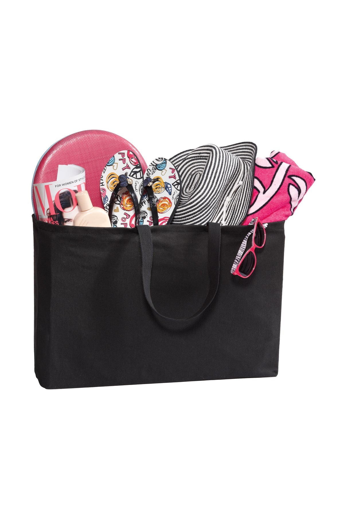 Port Authority - Jumbo Customized Tote, Black - Image 2