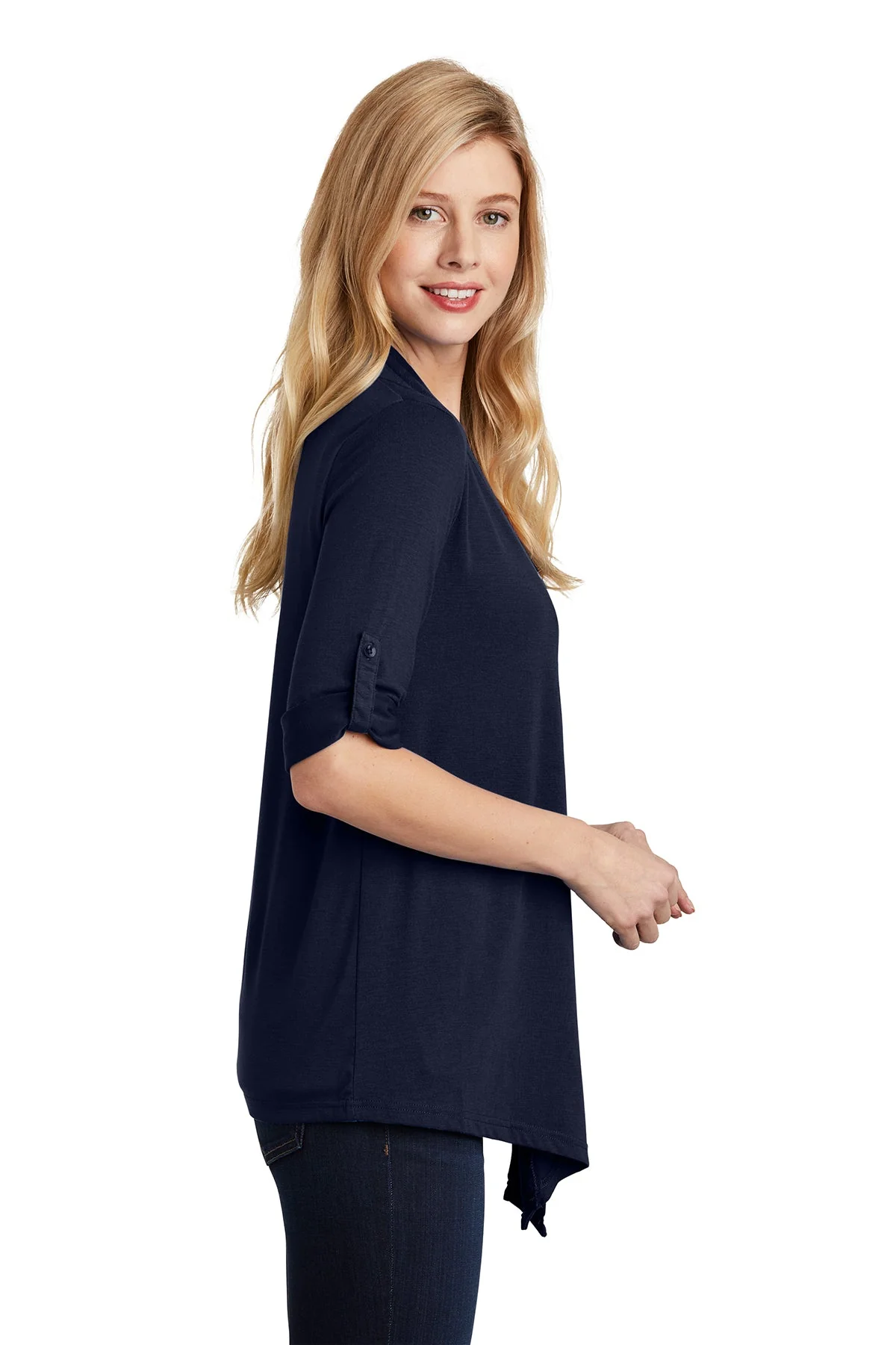 Port Authority Ladies Shrug, Dress Blue Navy [Control Risks] - Image 3