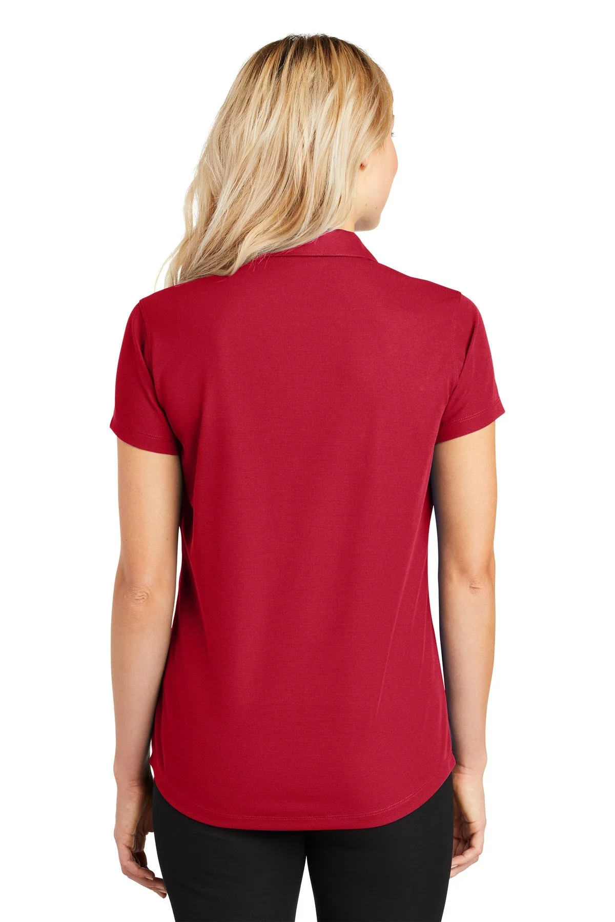 Port Authority Ladies Dry Zone Grid Polo, Engine Red [NexTech Solutions] - Image 2