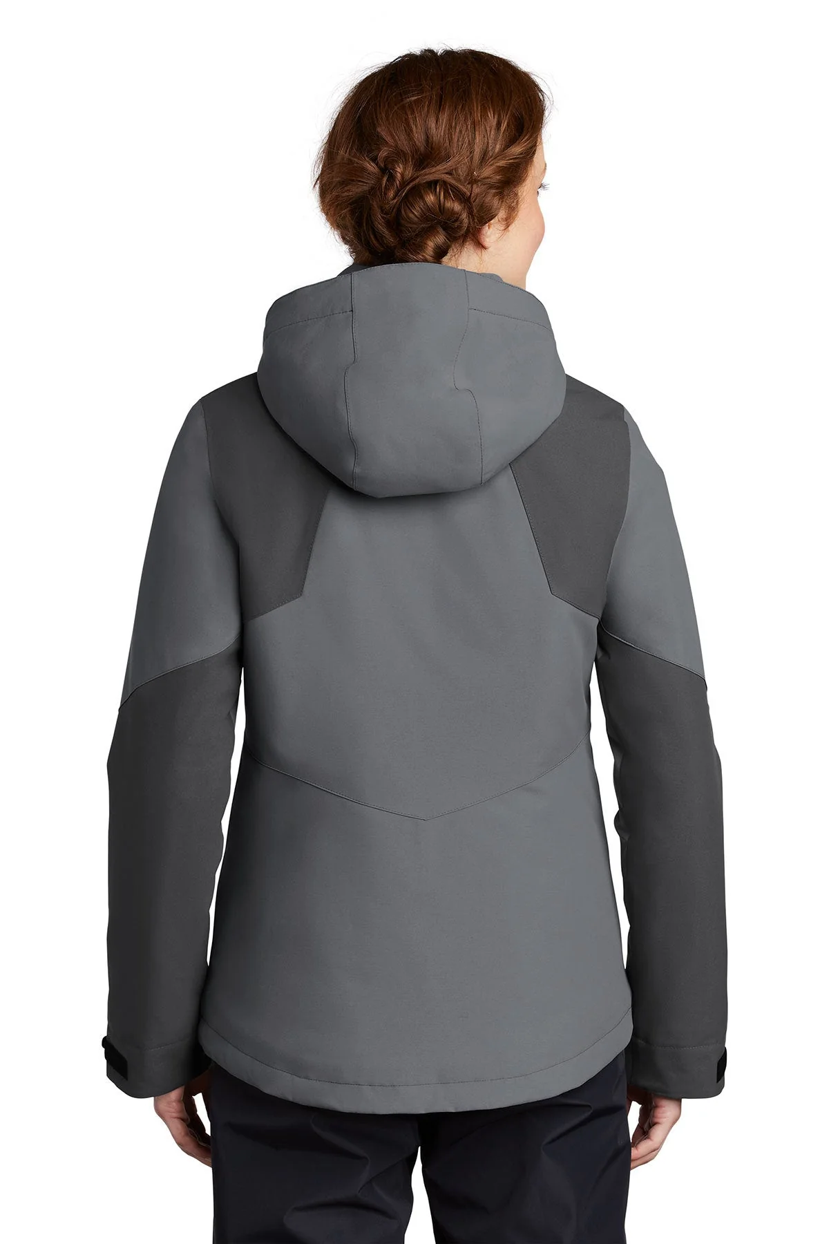 Port Authority Ladies Insulated Waterproof Custom Tech Jackets, Shadow Grey/ Storm Grey - Image 2