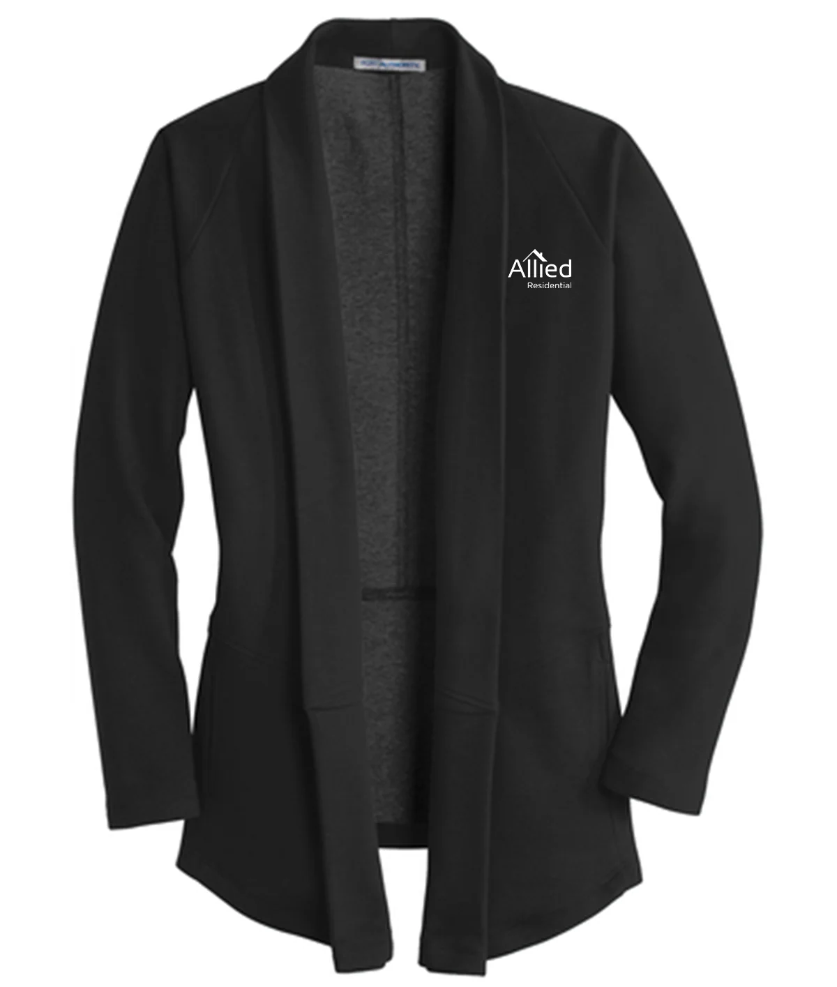 Port Authority Ladies Cardigan Black [Allied Residential] - Image 4