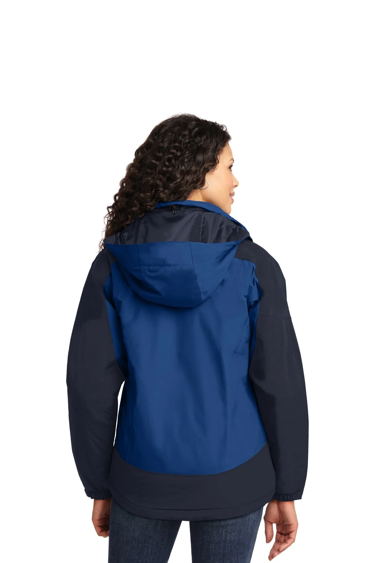 Port Authority Ladies Nootka Custom Jackets, Regatta Blue/ Navy - Image 2