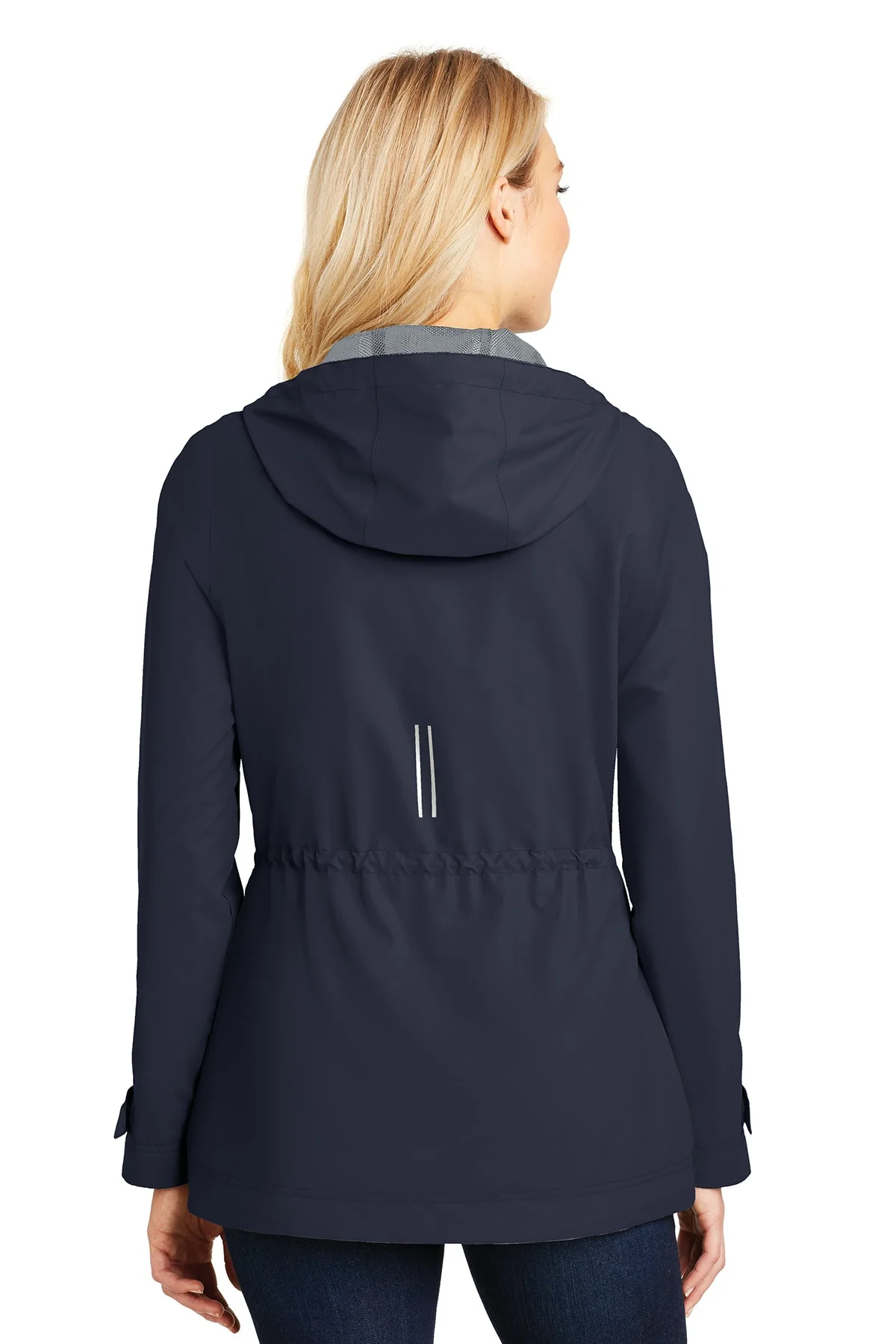 Port Authority Ladies Northwest Custom Slickers, Navy - Image 2