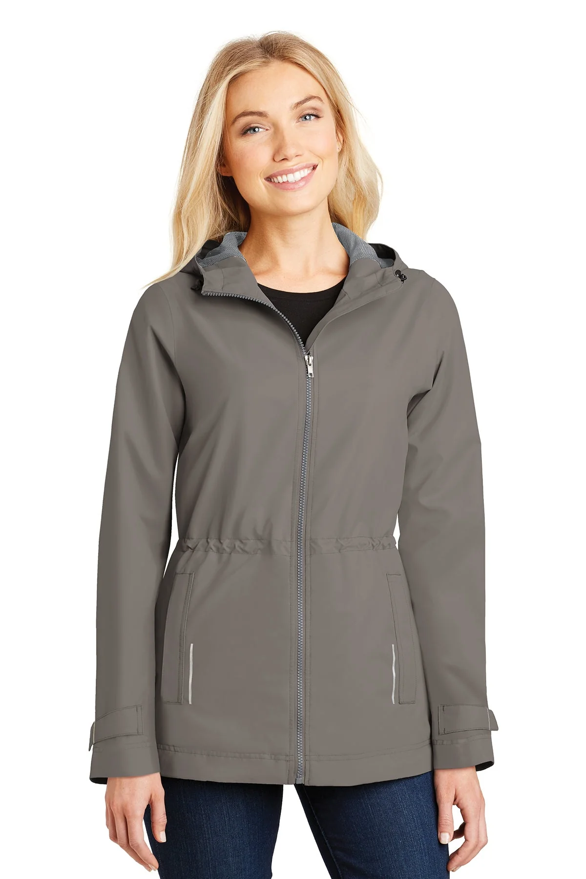 Port Authority Ladies Northwest Custom Slickers, Northern Grey - Image 4