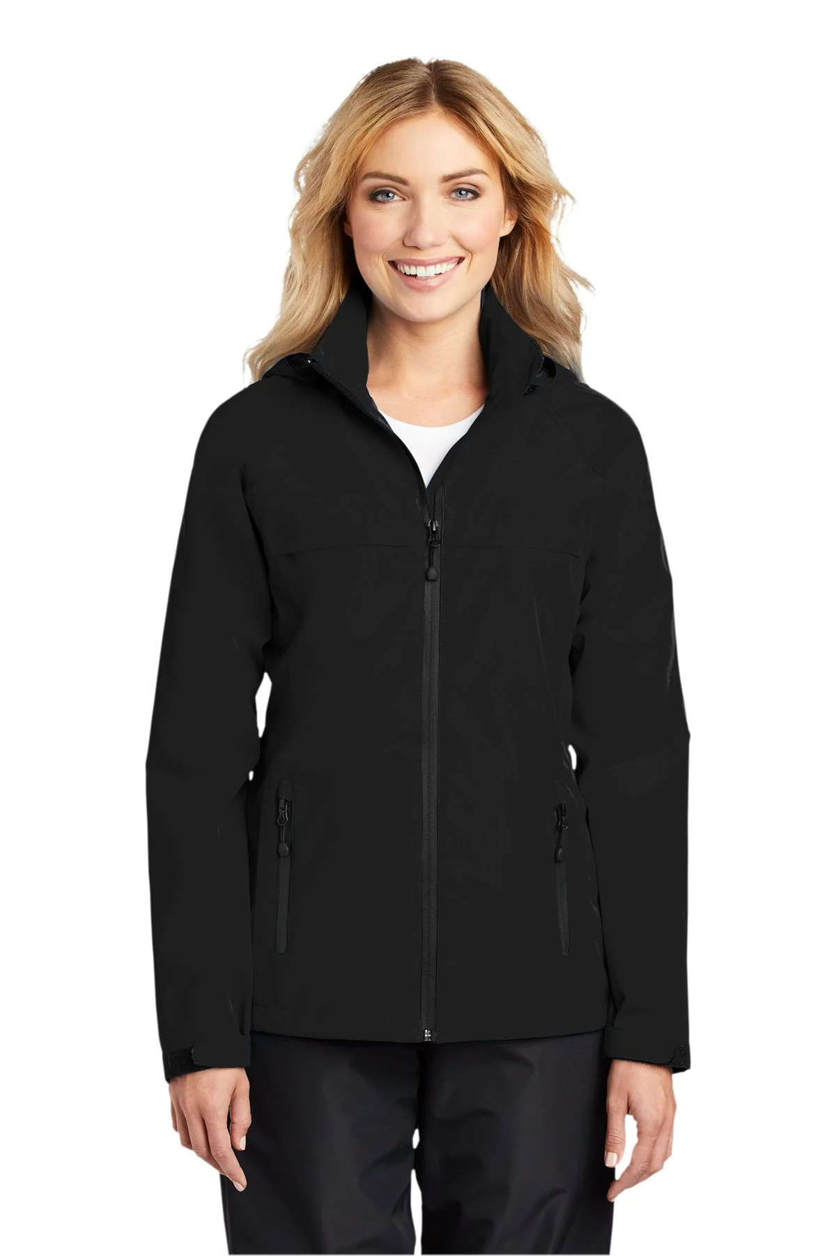 Port Authority Ladies Torrent Customized Waterproof Jackets, Black - Image 4