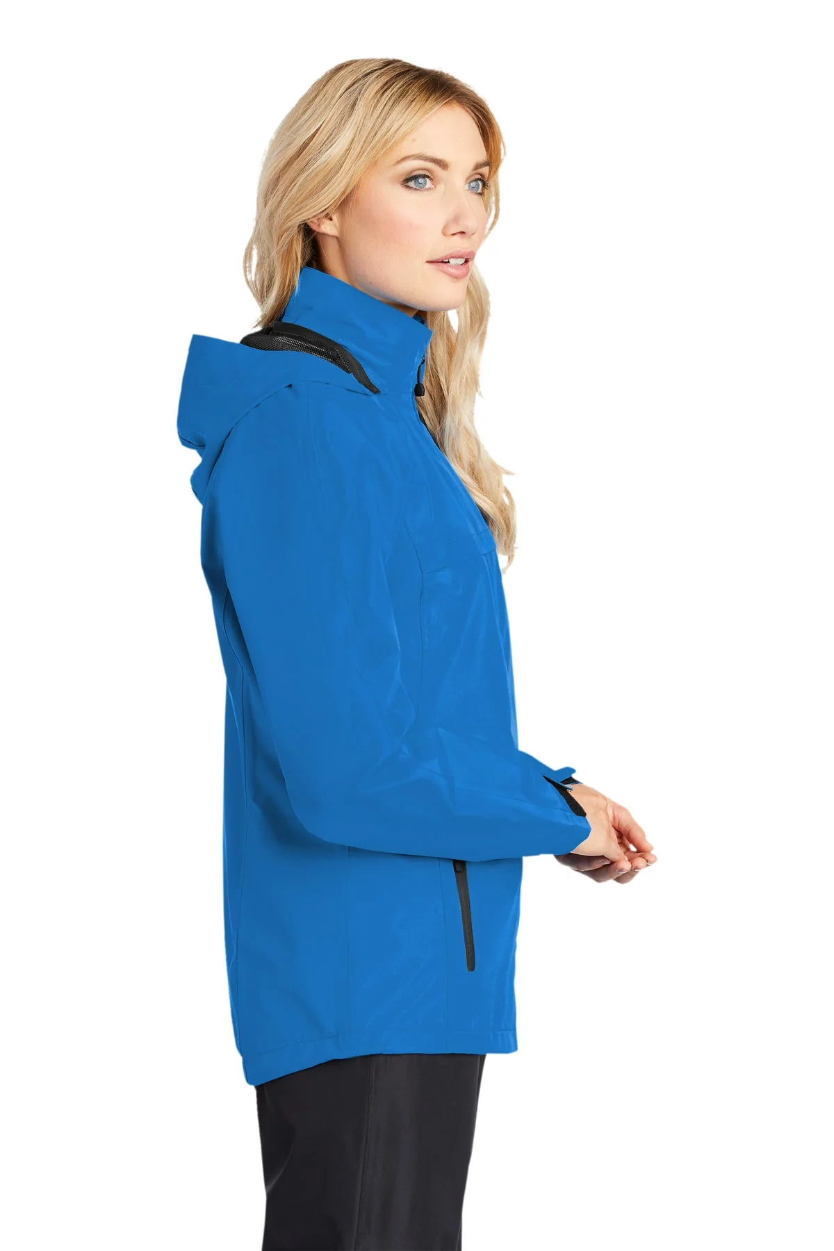 Port Authority Ladies Torrent Customized Waterproof Jackets, Direct Blue - Image 3