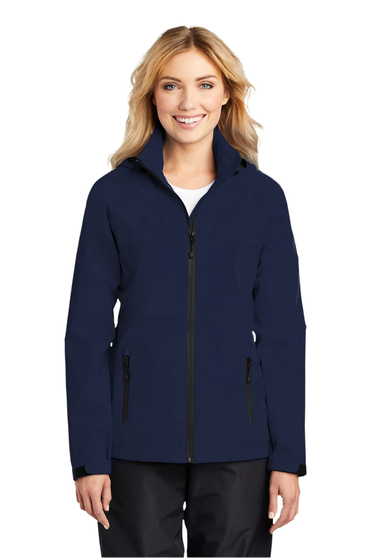 Port Authority Ladies Torrent Customized Waterproof Jackets, True Navy - Image 4