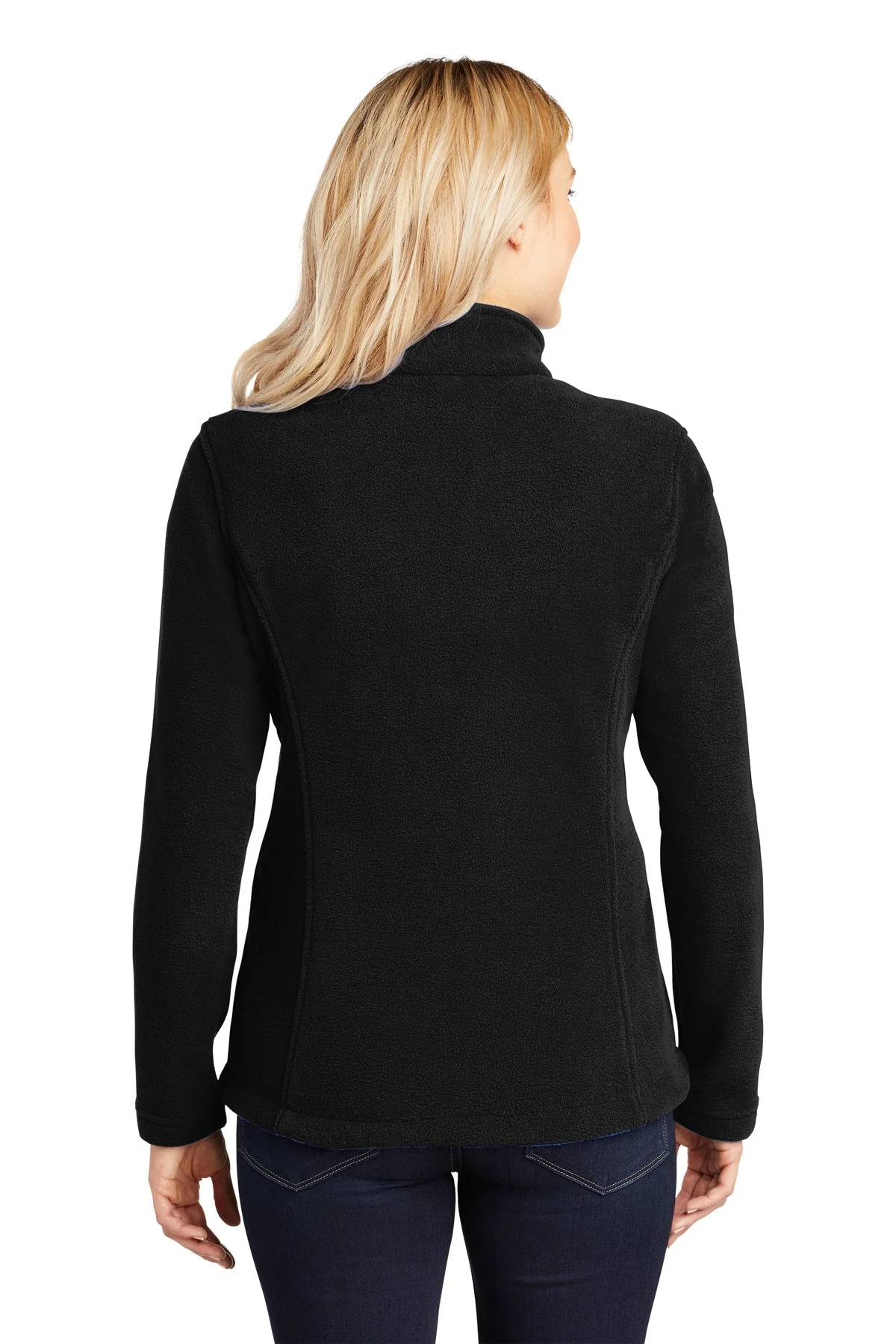 Port Authority Ladies Value Fleece Jacket, Black [Contigo Real Estate] - Image 2