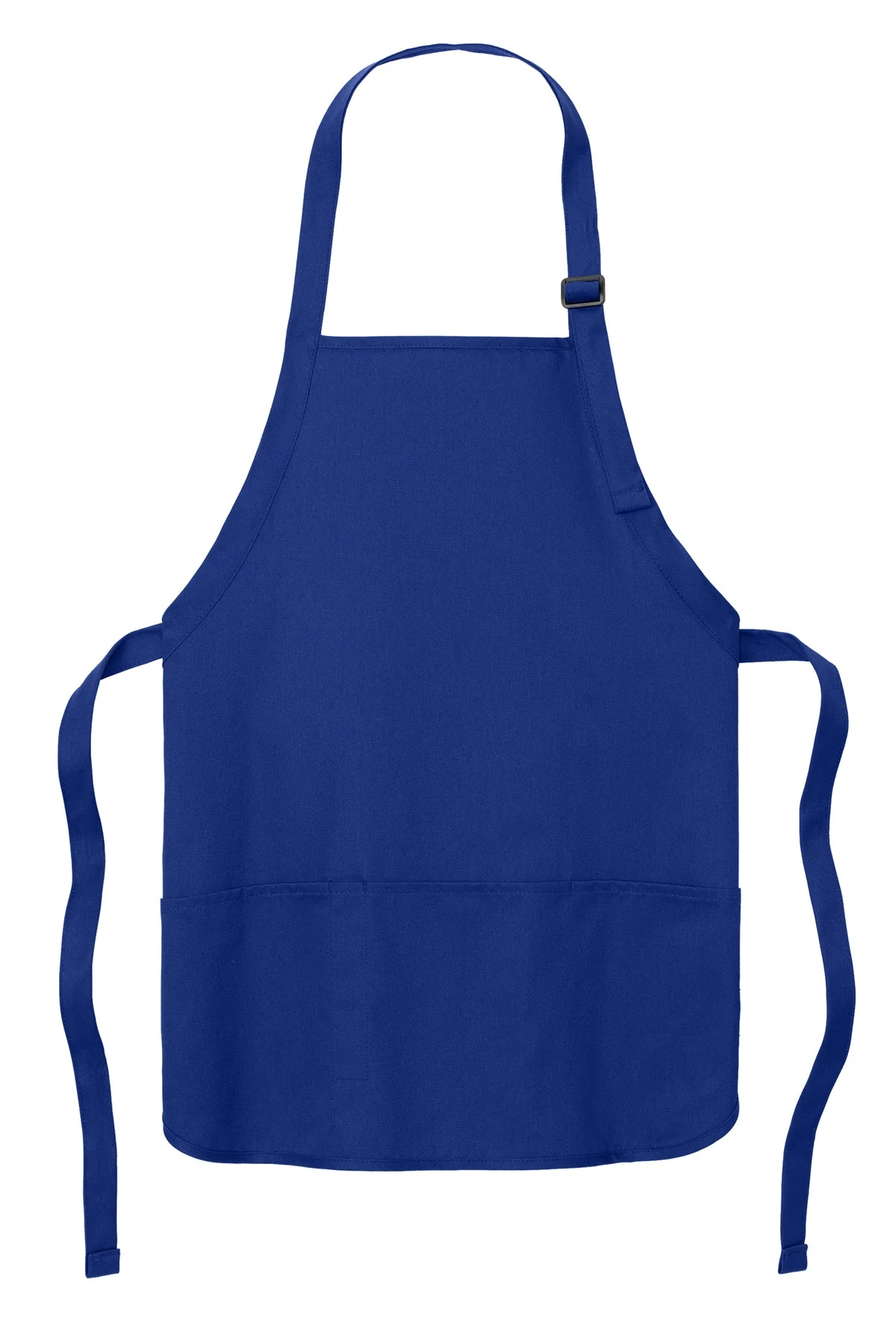 Port Authority Medium-Length Custom Aprons with Pouch Pockets, Royal - Image 3